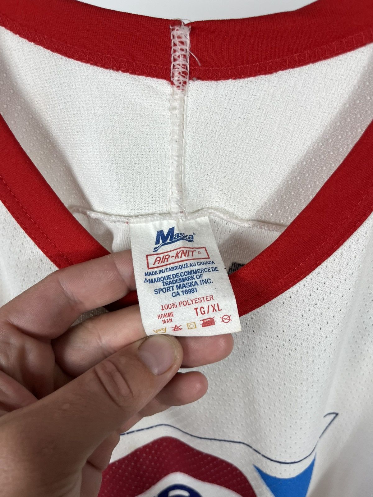 Ccm Vintage Pepsi Hockey Jersey Scarsini #44 Maska TG/XL Canada Size US XL / EU 56 / 4 - 5 Thumbnail