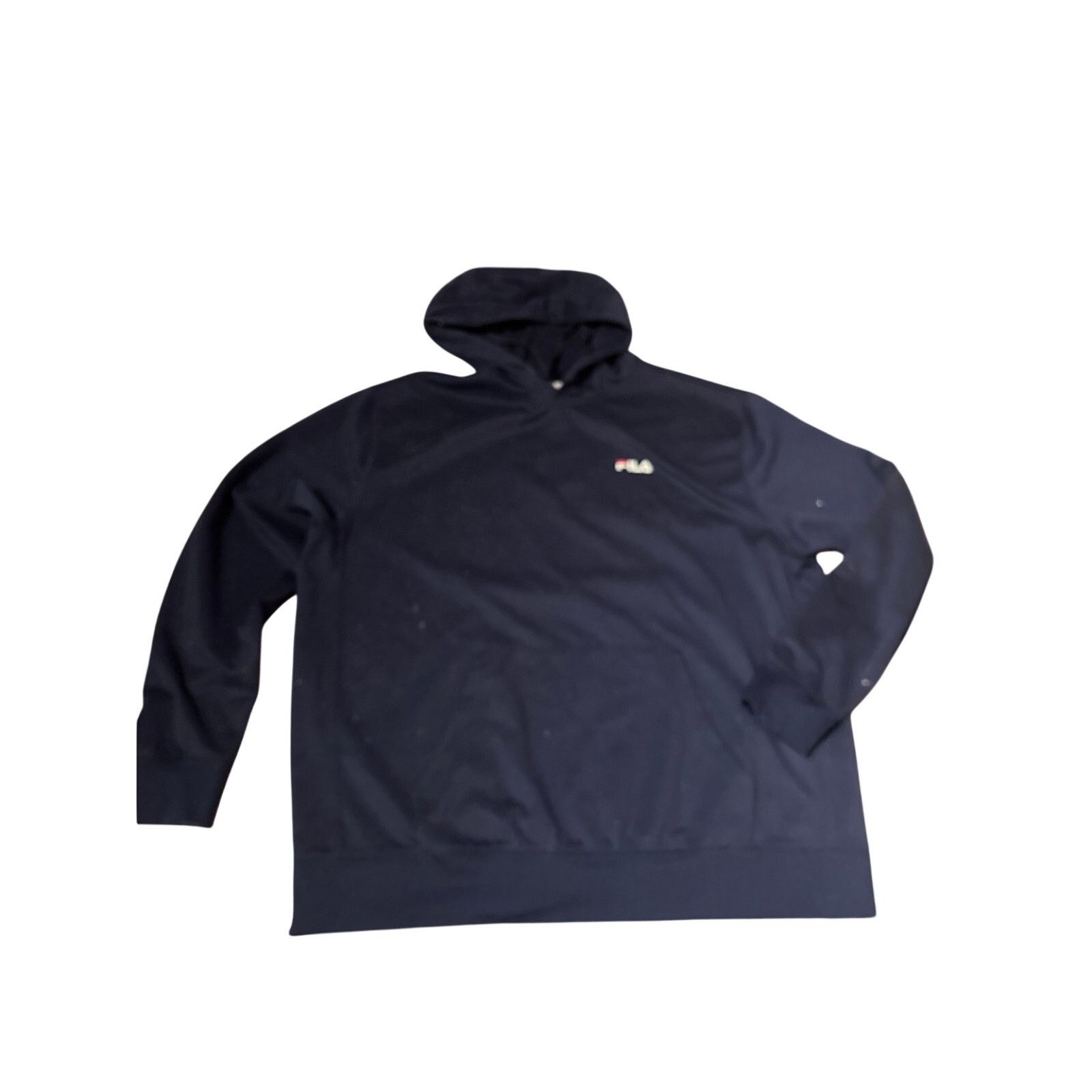 Fila FILA Men’s XL Navy Pullover Hoodie | Classic Logo Sweatshirt Size US XL / EU 56 / 4 - 2 Thumbnail