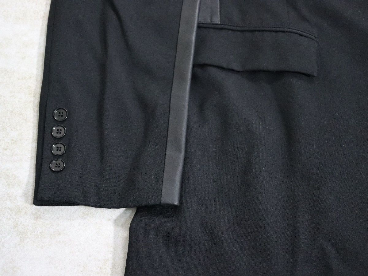 Yohji Yamamoto Yohji Yamamoto 09ss “Peace of shit” Leather Blazer Jacket Size 50S - 8 Thumbnail