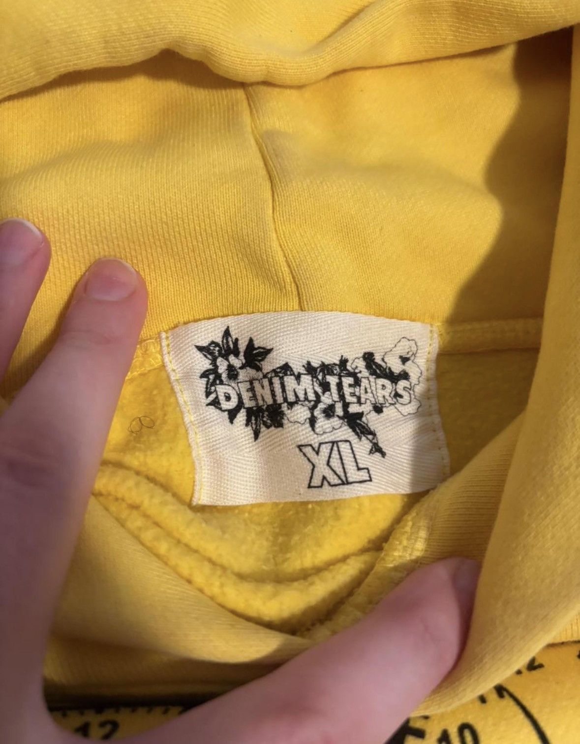 DENIM TEARS RARE denim tears yellow and black clock hoodie Size US XL / EU 56 / 4 - 2 Thumbnail
