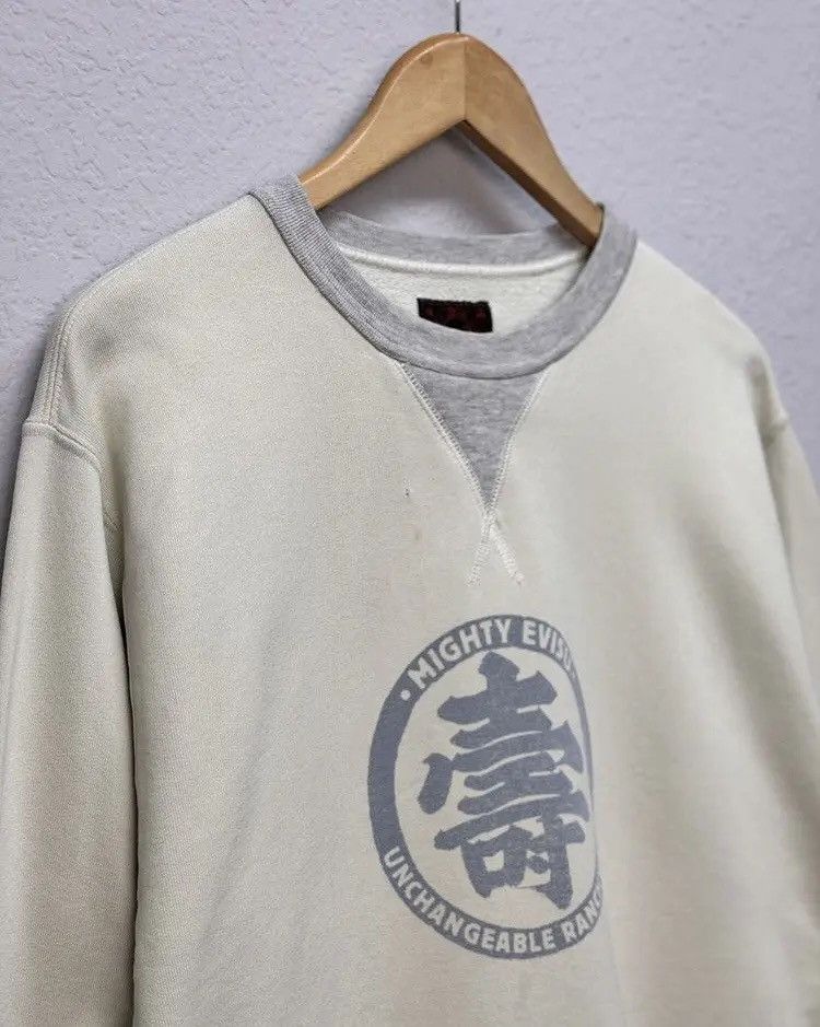 Evisu × Japanese Brand × Vintage Evisu Vintage Sweatshirt Style Faded Effect Big Logo Y2K Size US M / EU 48-50 / 2 - 4 Thumbnail