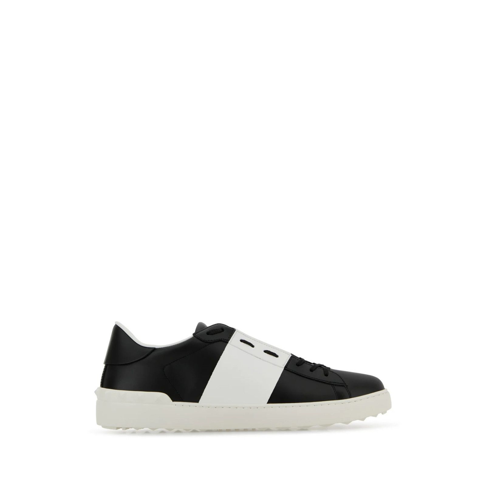 VALENTINO GARAVAN Open Black/White Sneakers New & Authentic