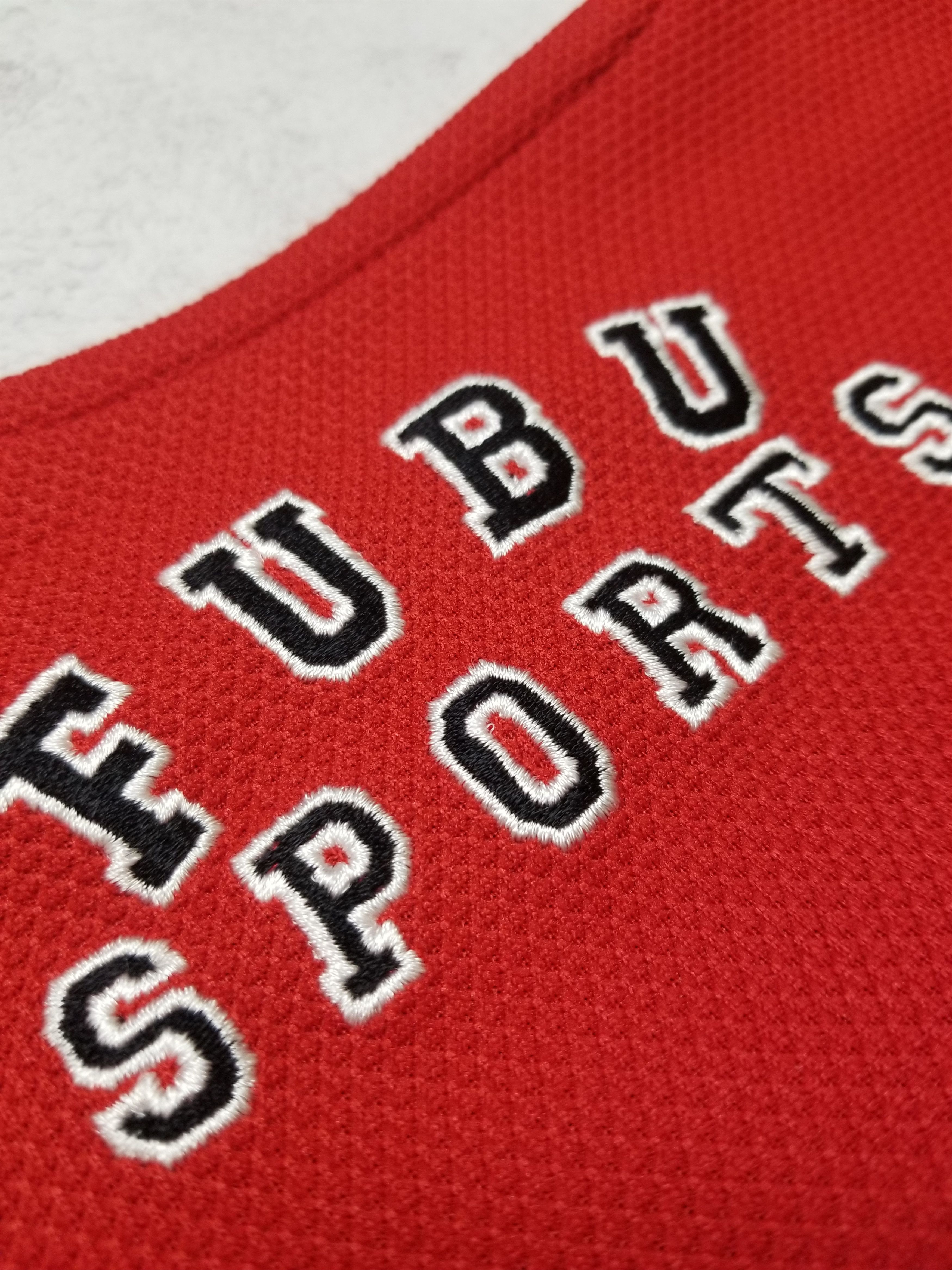 Fubu Vintage Y2K FUBU Sports Red Baseball Stitched Hip Hop Jersey Size US XXL / EU 58 / 5 - 17 Thumbnail