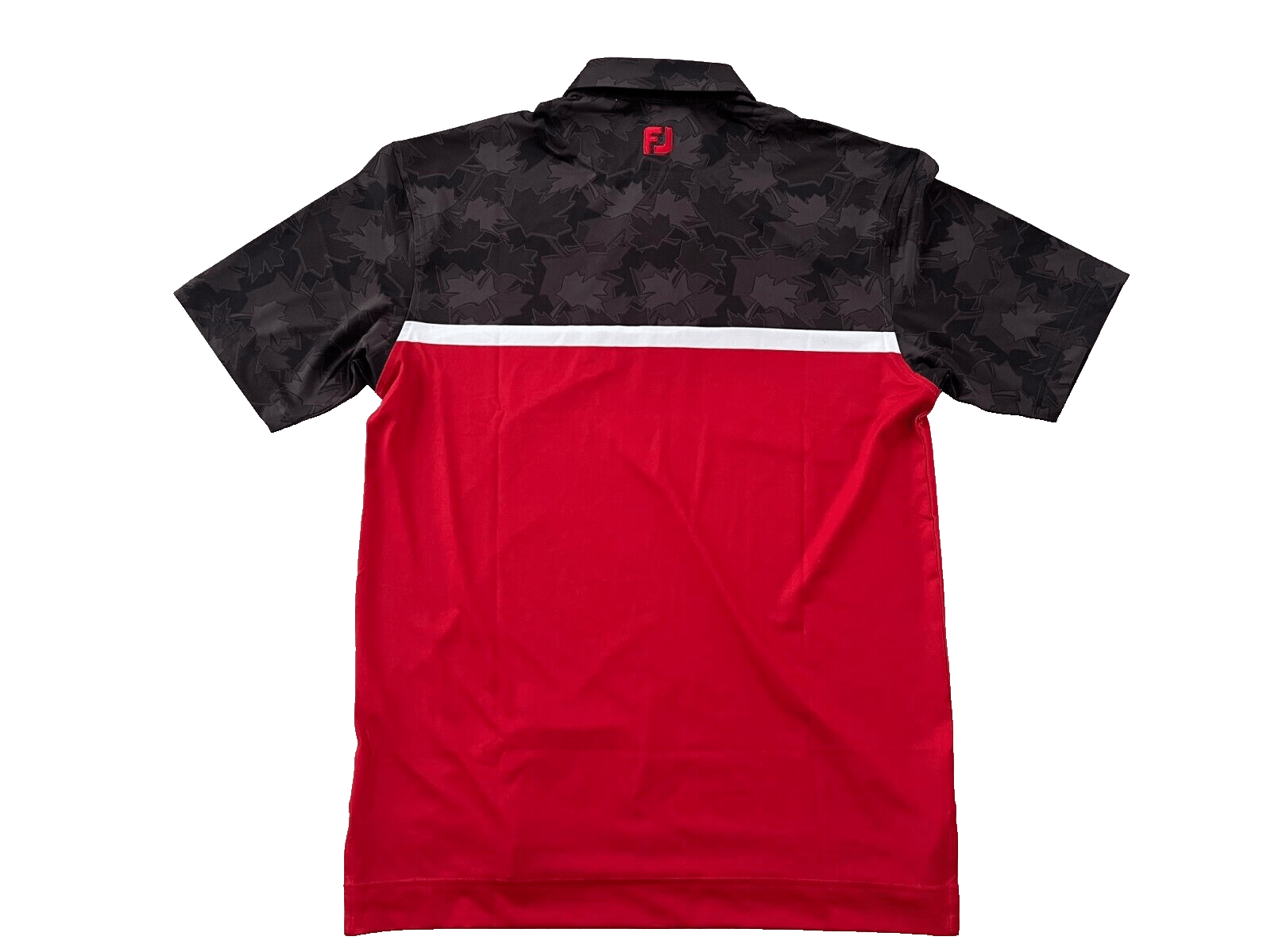 Footjoy FootJoy 29899 Striped Tonal Leaf Print Polo Top ( S ) Size US S / EU 44-46 / 1 - 4 Thumbnail