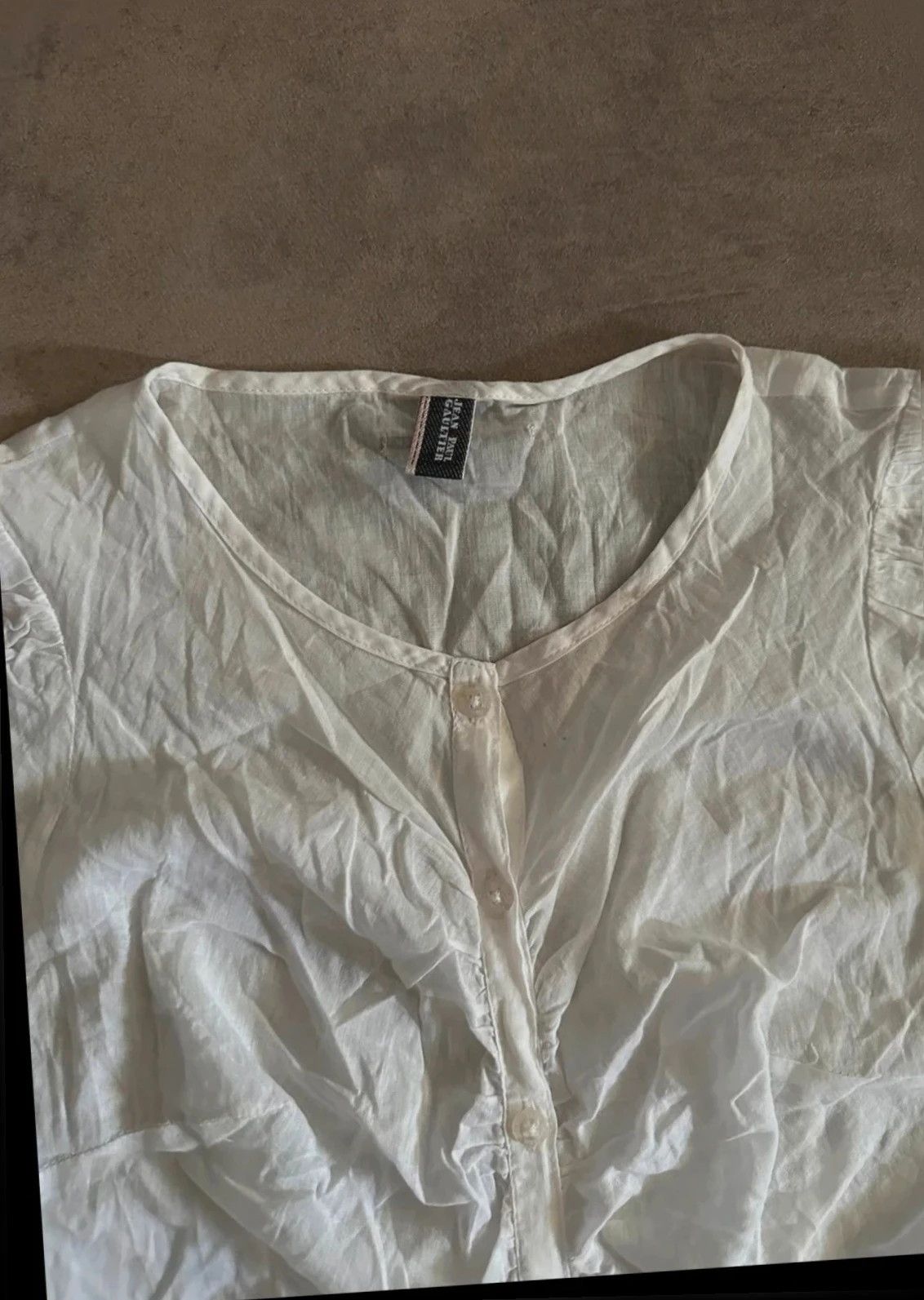 Chemise Jean Paul Gaultier Femme Taille S A162 in White, Women's — image 3 of 6