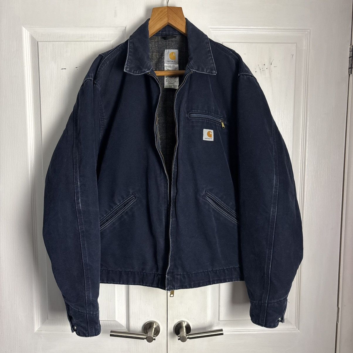 Carhartt Vintage Carharrt EJ97 MDT Detroit workwear jacket Size US L / EU 52-54 / 3 - 4 Thumbnail