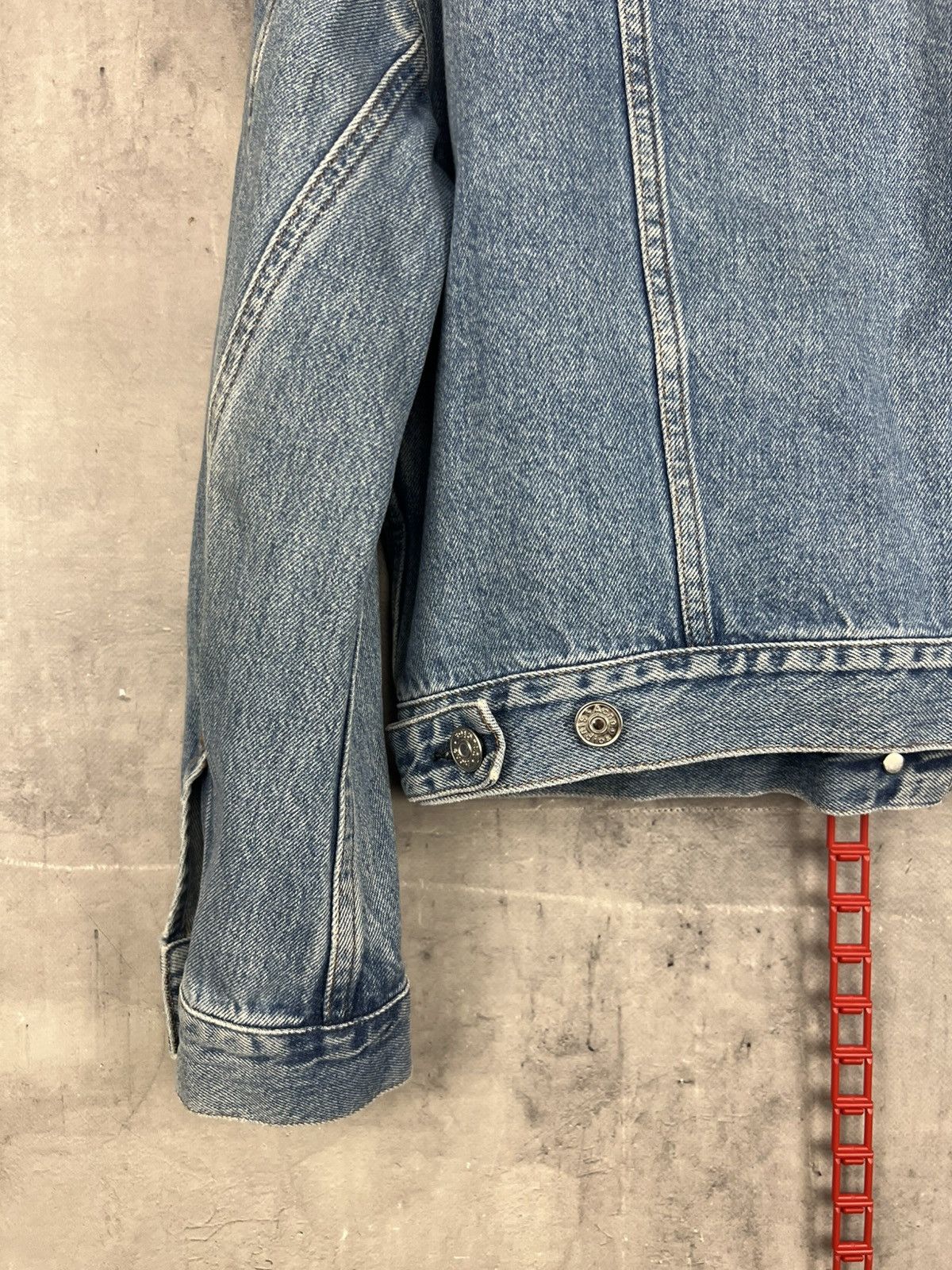 Acne Studios Acne Studios Women’s Lab Nt Mid Vtg Denim Jacket Size 34 Size XXS / US 00 / IT 34 - 11 Thumbnail