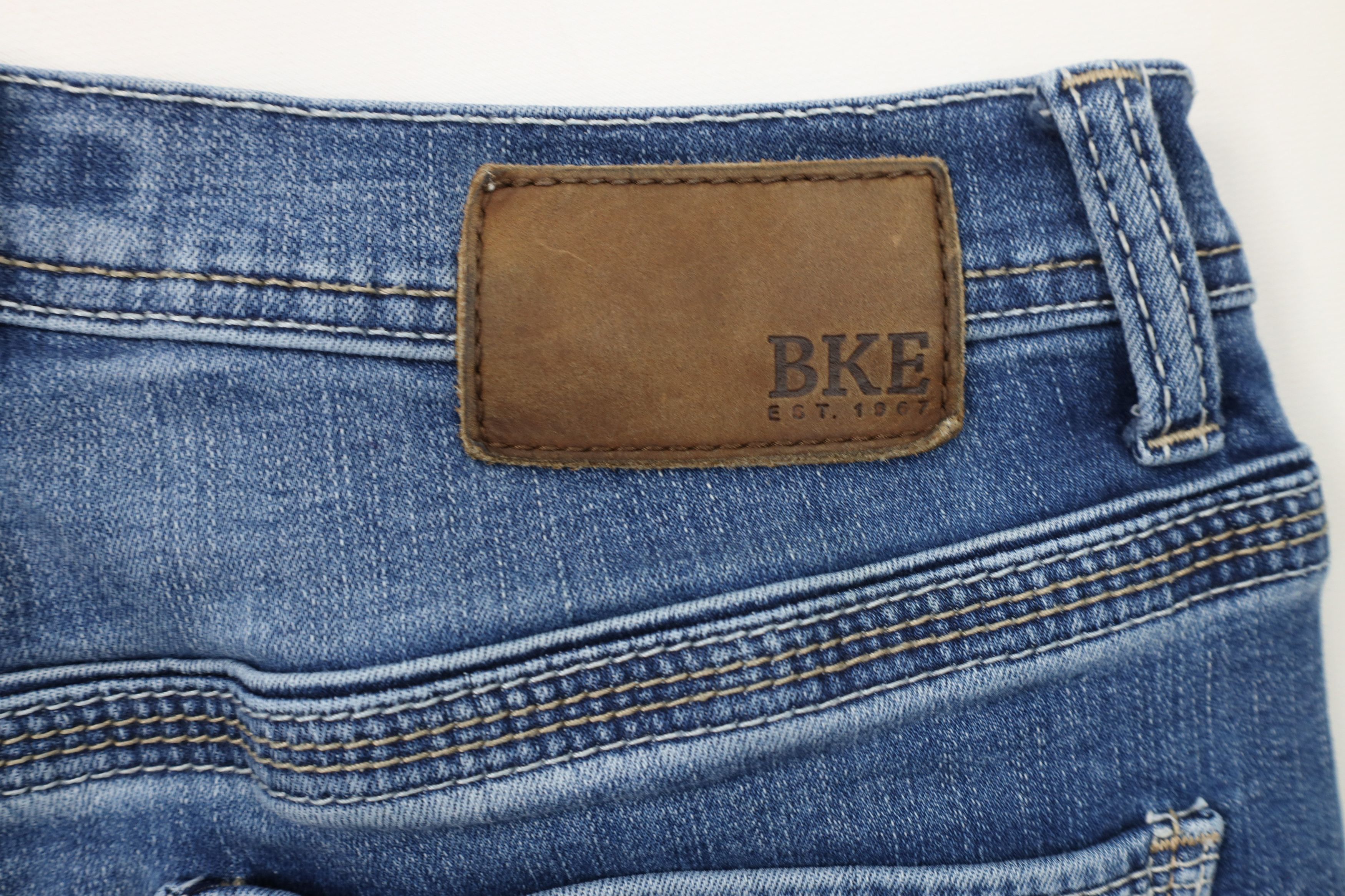Vintage Buckle BKE Stitch Tyler Stretch Straight Leg Denim Jeans Size US 32 / EU 48 - 12 Thumbnail