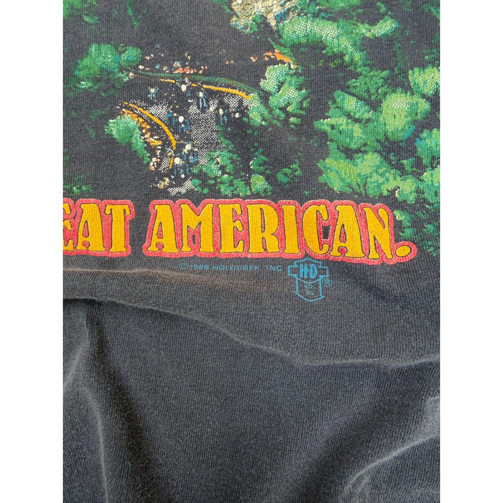 Harley Davidson 1988 Faded Harley Davidson Mount Rushmore T-Shirt Size US L / EU 52-54 / 3 - 3 Thumbnail