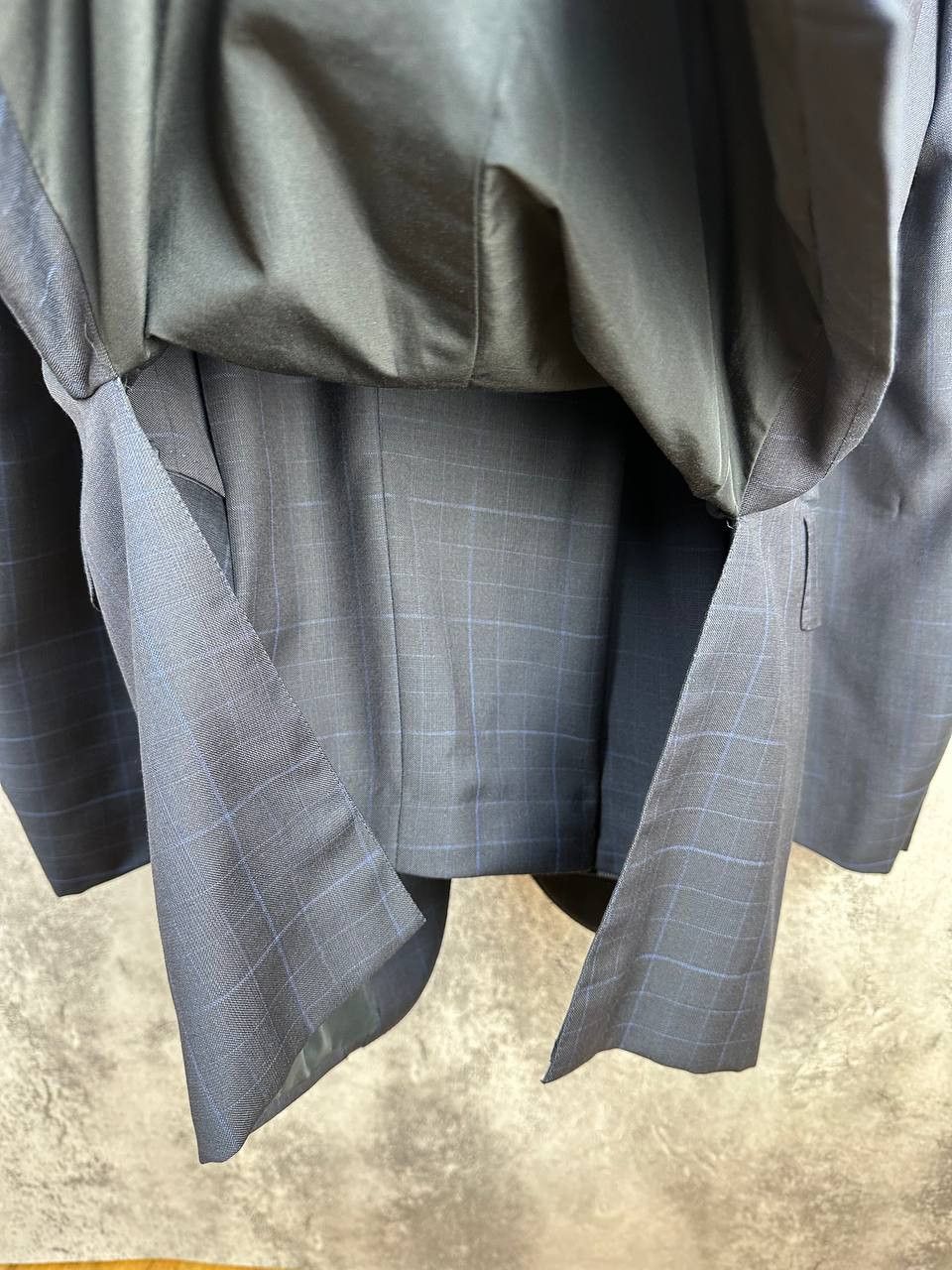 Ermenegildo Zegna RRP €2.500 Emenegildo Zegna "Mila" Abito Suit Wool Check Size 46R - 18 Thumbnail