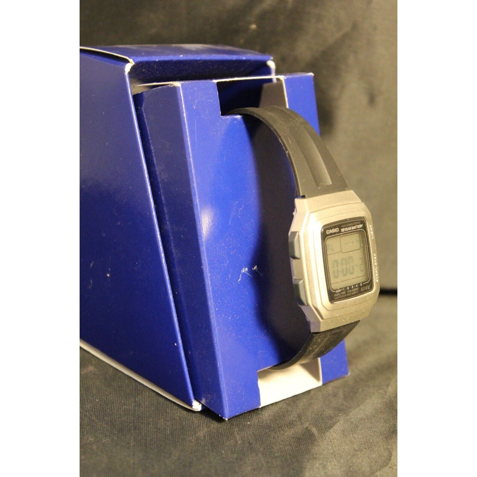 Casio Casio F201WAM-7A Resin Band Silver-Toned Digital Watch Size ONE SIZE - 2 Thumbnail