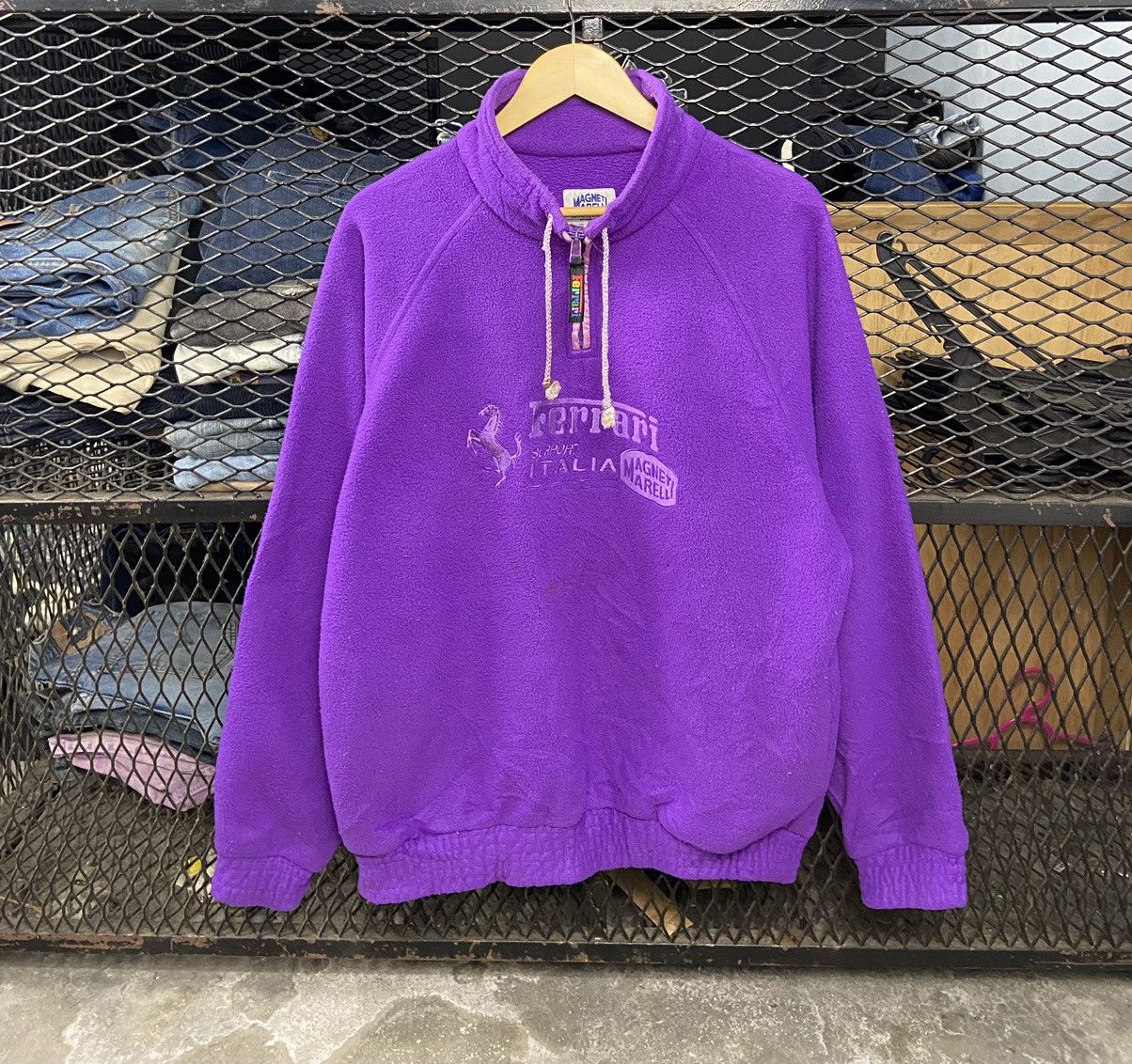 Ferrari × Vintage Vintage 90s Magneti Marelli Ferrari Racing Fleece Size US L / EU 52-54 / 3 - 1 Thumbnail
