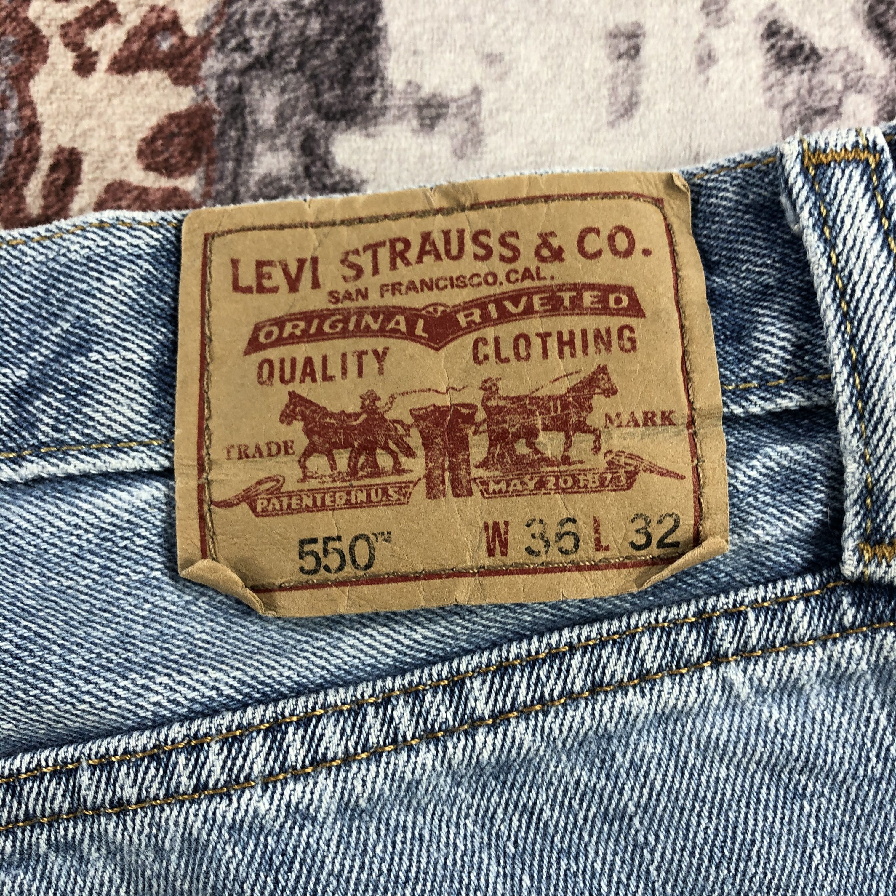 Levi's × Vintage Vintage Light Wash Levis 550 Jeans-JM2574 Size US 36 / EU 52 - 6 Thumbnail