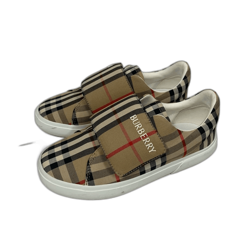 Burberry Burberry Plaid Slip-On Sneakers Size 35 Size US 5 / IT 35 - 1 Thumbnail