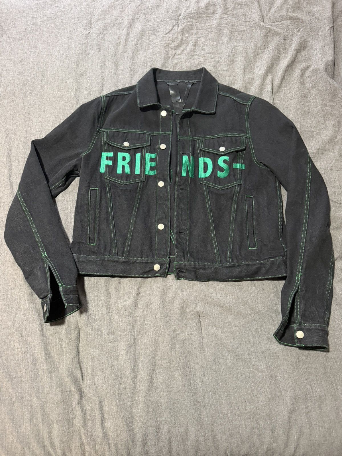 Vlone Friends vlone denim jacket Size US L / EU 52-54 / 3 - 1 Thumbnail
