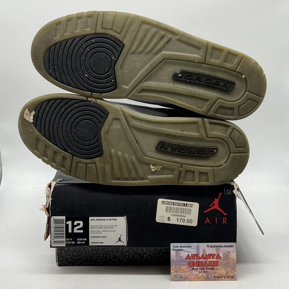 Air Jordan 3 Wolf Grey