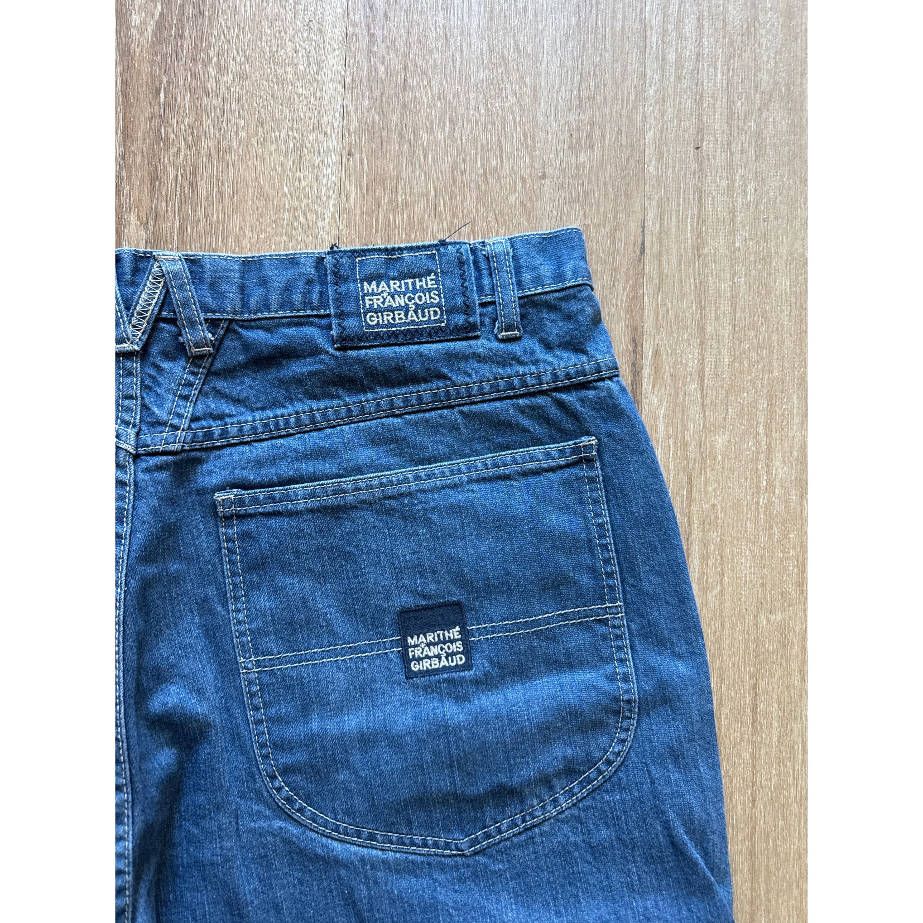 Marithe + Francois Girbaud Vintage Marithe Francois Girbuad Denim Shorts Size US 40 / EU 56 - 2 Thumbnail