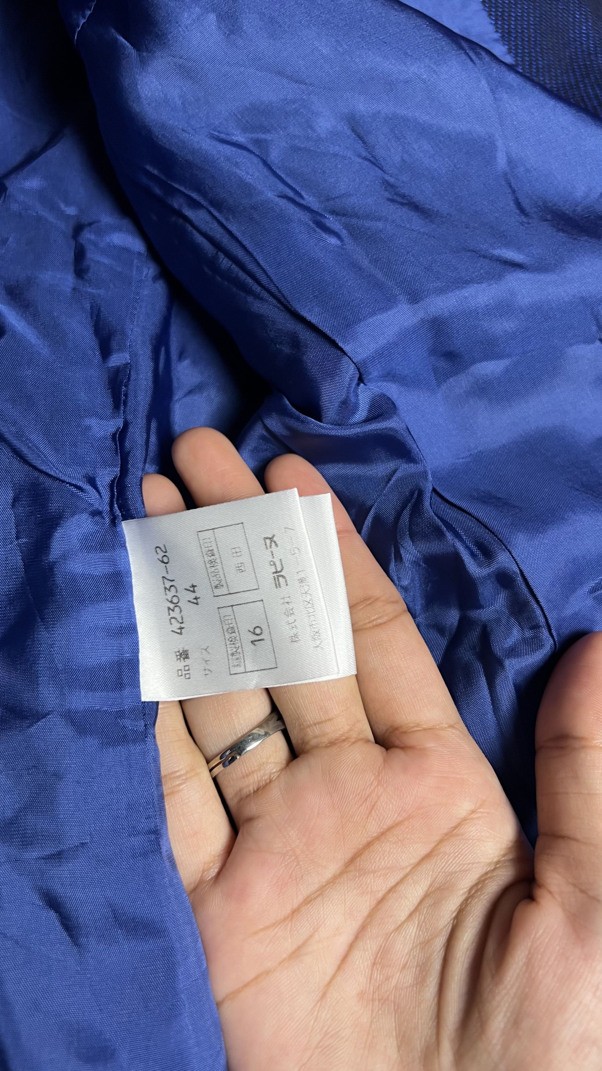 Givenchy GLAMOUR BY GIVENCHY ROYAL BLUE BLOUSE Size L / US 10 / IT 46 - 6 Thumbnail