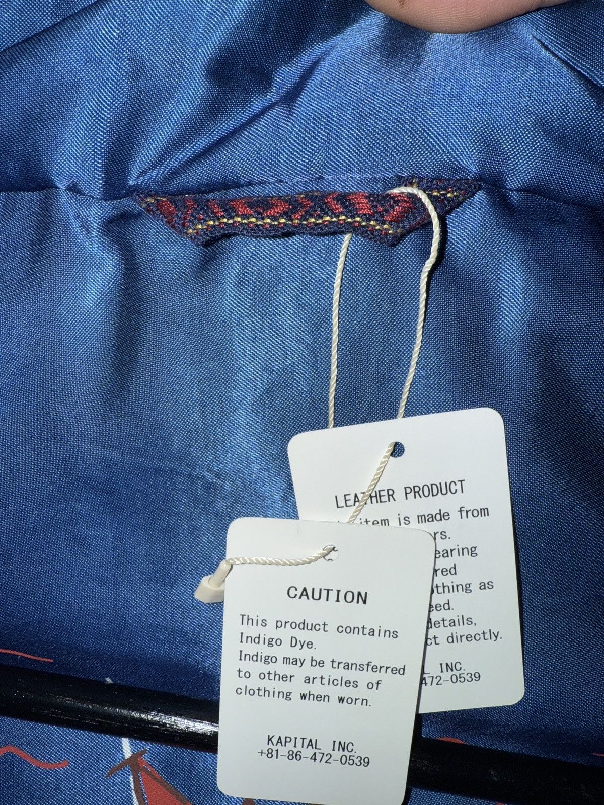 Kapital Kapital K•EEL woven down vest Sz 3 blue/teal Size US L / EU 52-54 / 3 - 8 Thumbnail