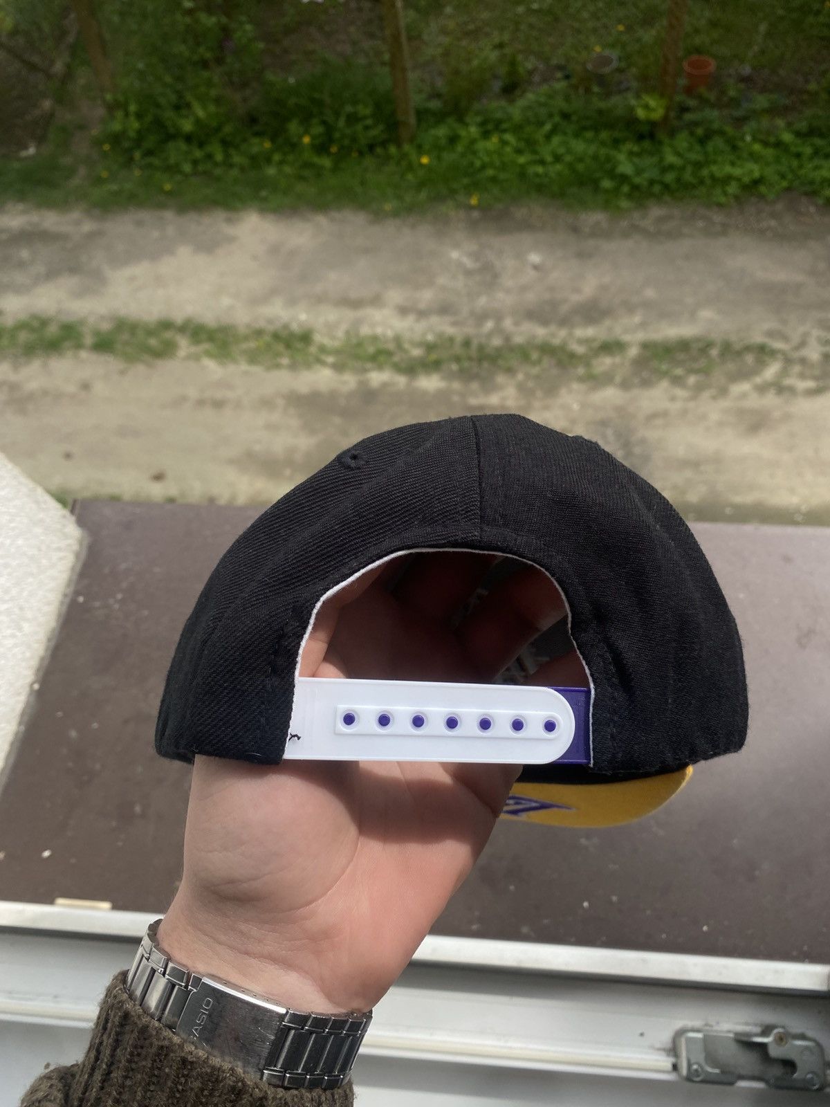 Adidas × NBA × Vintage Vintage Los Angeles Lakers x Adidas Snapback Cap Size ONE SIZE - 3 Thumbnail
