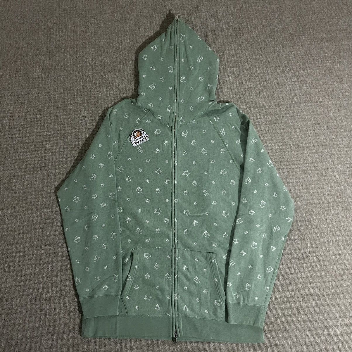 Bape Bape Bapesta Mint Full Zip Hoodie Size US XL / EU 56 / 4 - 3 Thumbnail