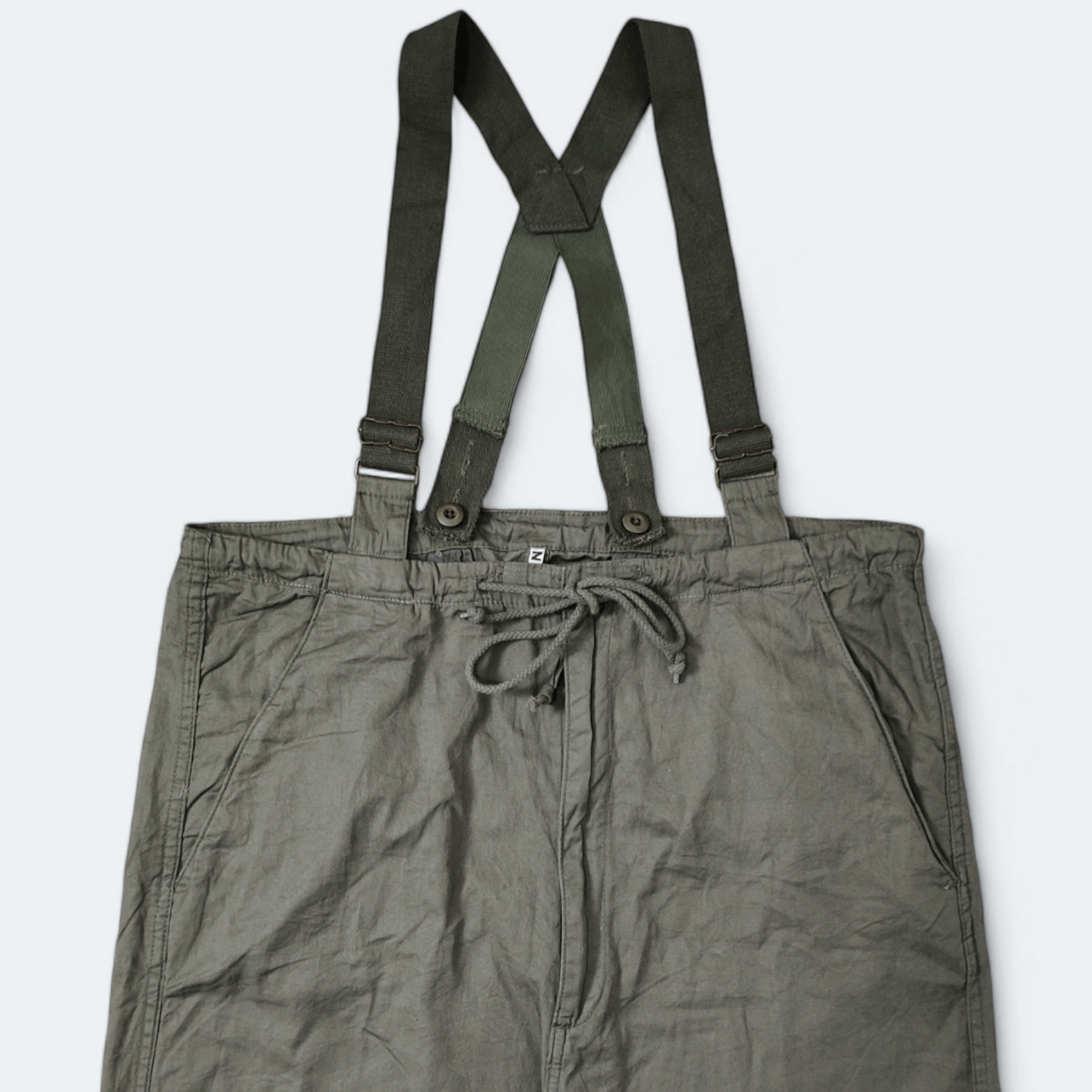 Needles × Nepenthes Niko And US Army Overalls Suspenders Pants Size US 35 - 2 Thumbnail