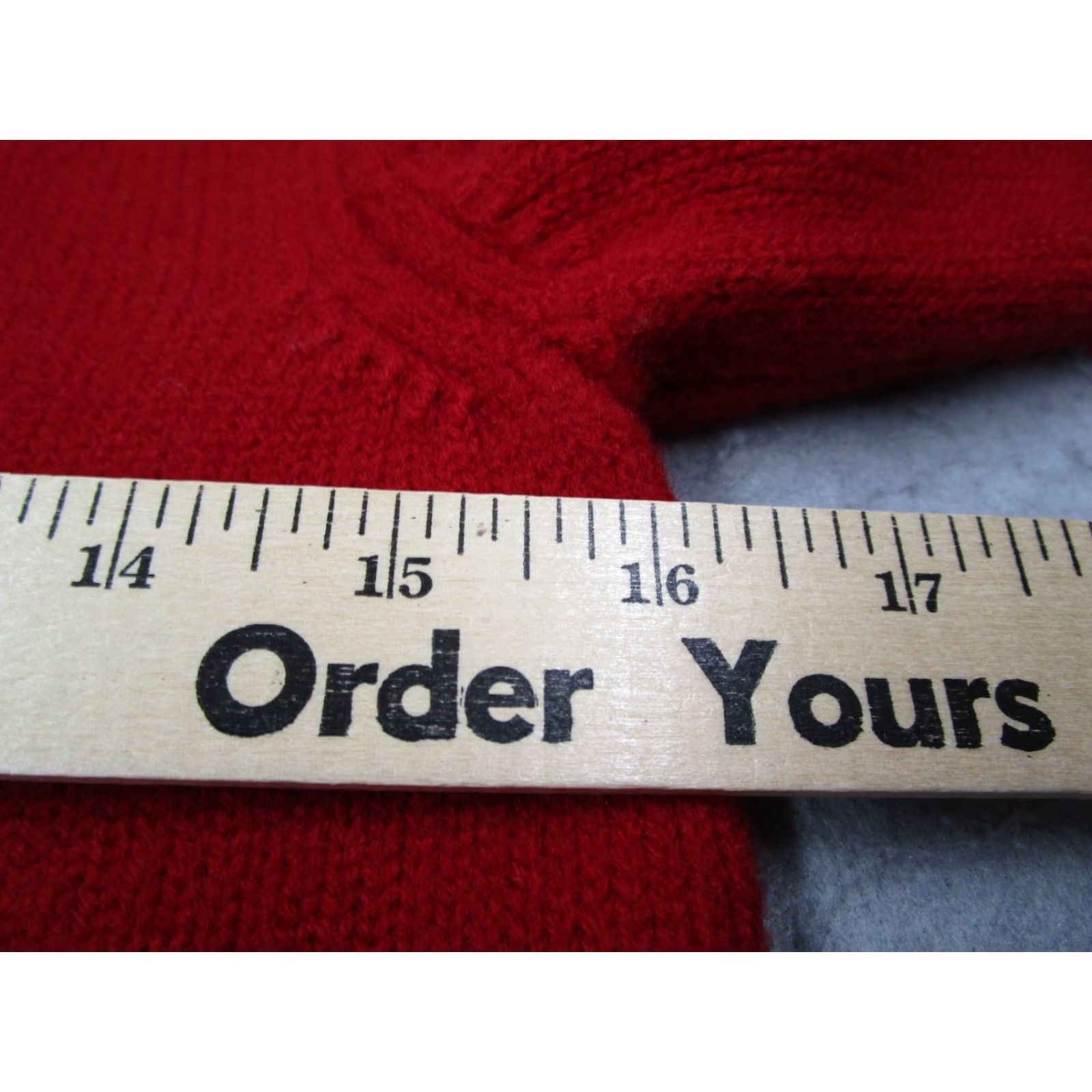 Bogner Bogner Sweater Women 34 Red Wool 1/4 Zip Knit Pullover Long Sleeve Made in Italy Size XXS / US 00 / IT 34 - 6 Thumbnail