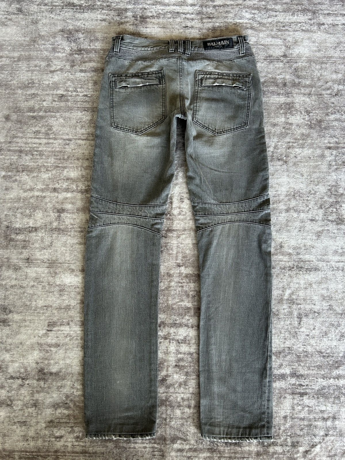 Balmain Christophe Decarnin Biker Jeans Size US 31 - 7 Thumbnail