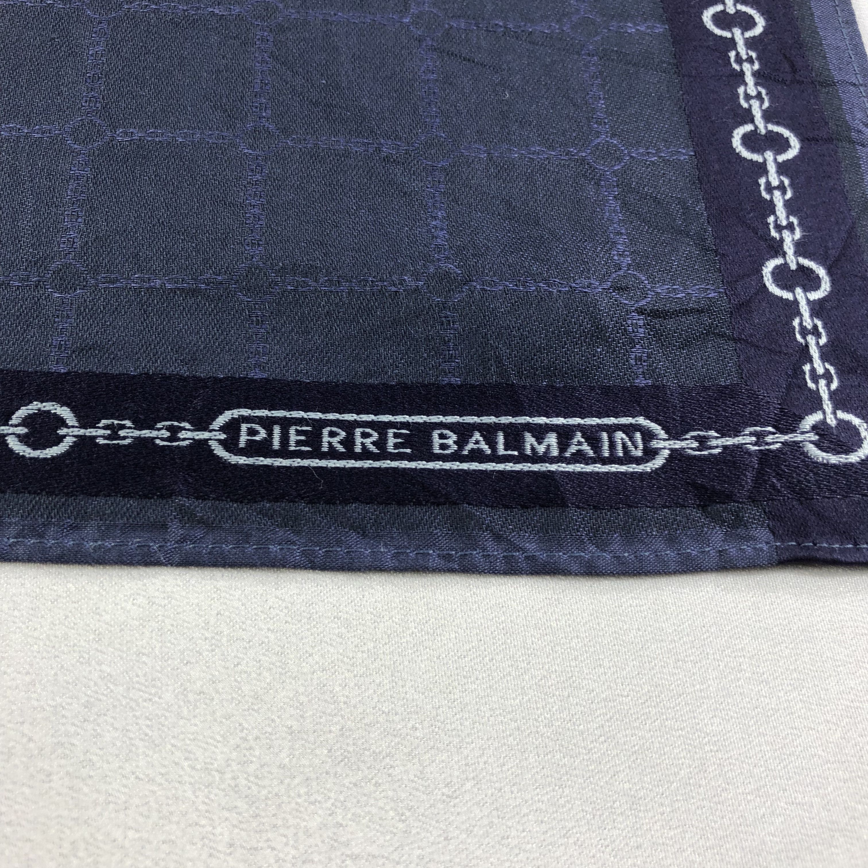 Pierre Balmain × Vintage Pierre Balmain Handkerchief Neckerchief Bandana H1701 Size ONE SIZE - 4 Thumbnail