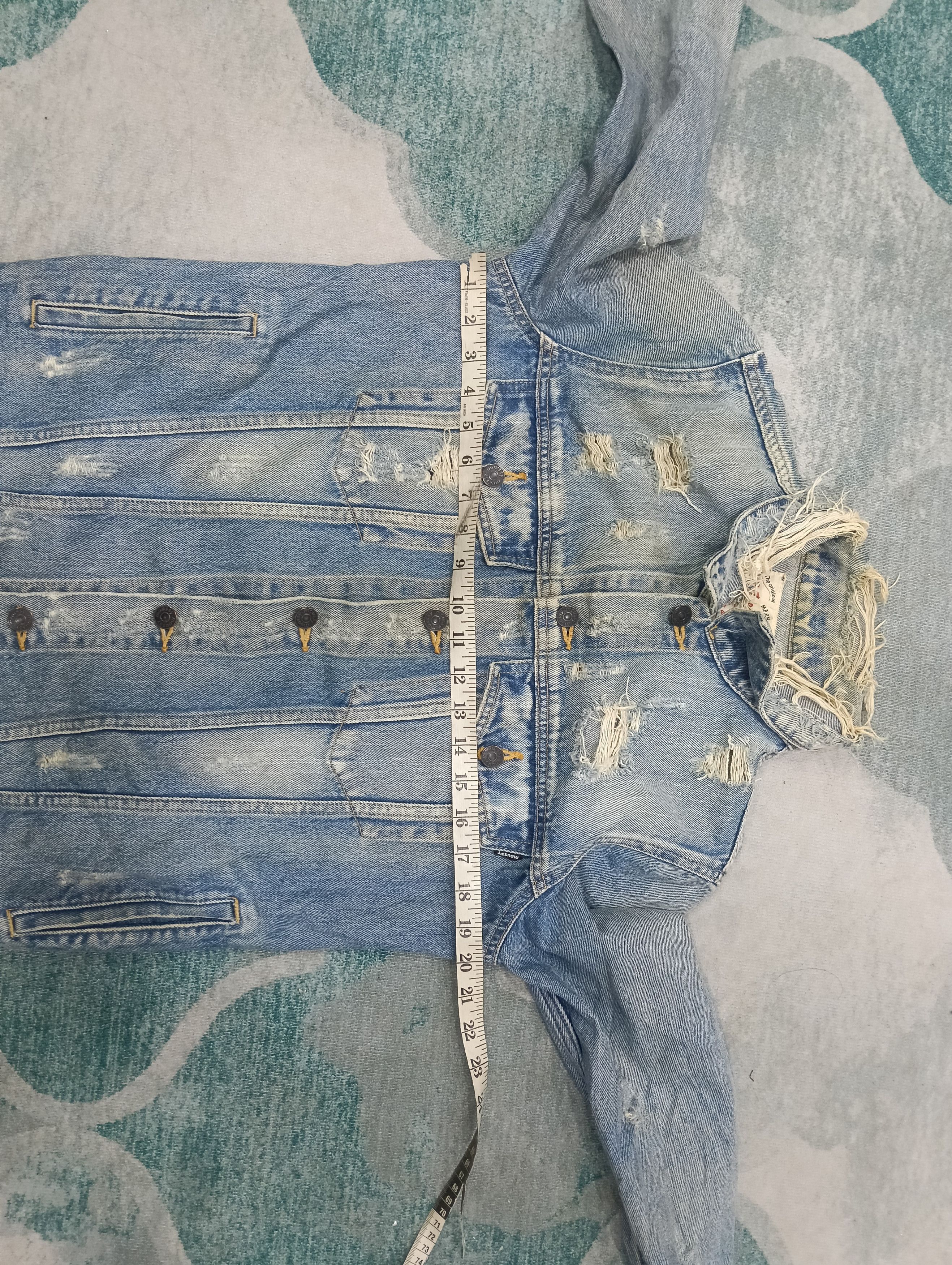 MOUSSY × Vintage Vintage Moussy Distressed Style Jacket Size L / US 10 / IT 46 - 10 Thumbnail