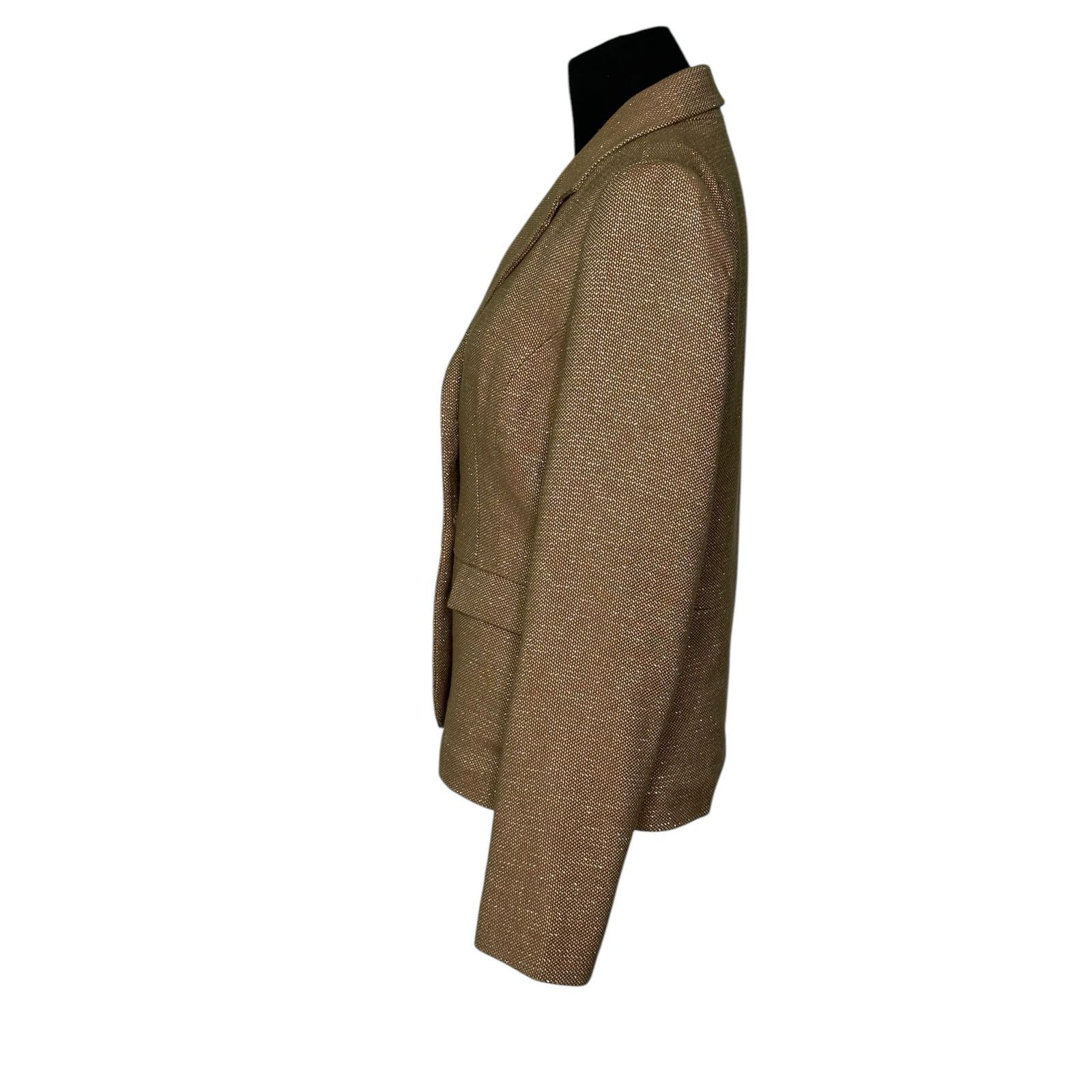 Old Navy Old Navy shimmery gold long sleeves blazer size Small Size S / US 4 / IT 40 - 5 Thumbnail