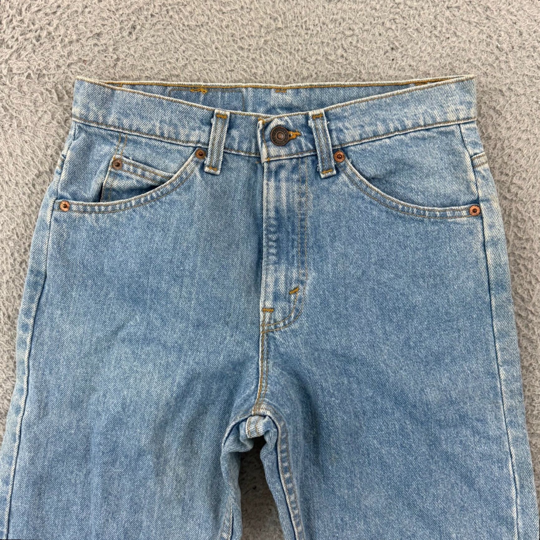 Levi's VINTAGE Levi's 505 Jean Shorts Mens 28 Orange Tab Cut Off Loose Skater Y2K 12" Jeans Shorts Mens 28 Blue Orange Tab 505 Levi's Cut Off Y2K 12" Size US 28 / EU 44 - 5 Thumbnail