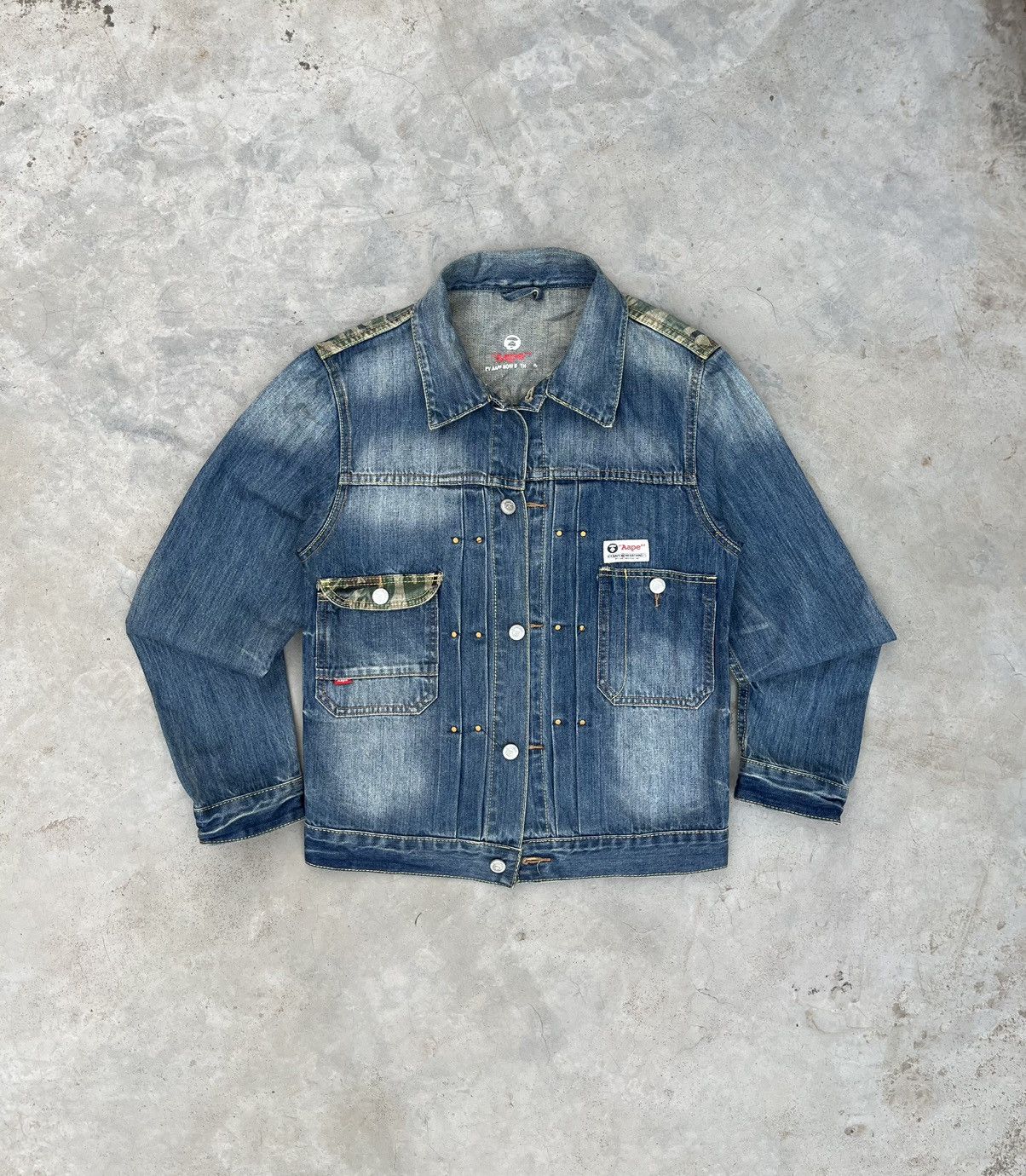RARE AAPE DENIM JACKET