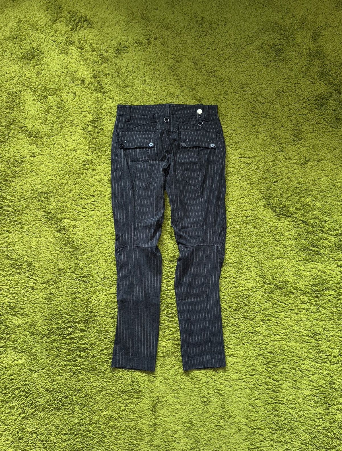 Hysteric Glamour High Use avant garde striped Japanese gothic style pants Y2K Size 28" / US 6 / IT 42 - 2 Thumbnail