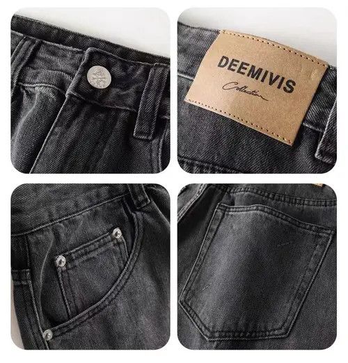 Jean Vintage Street Straight Loose Jeans Size US 30 / EU 46 - 6 Thumbnail