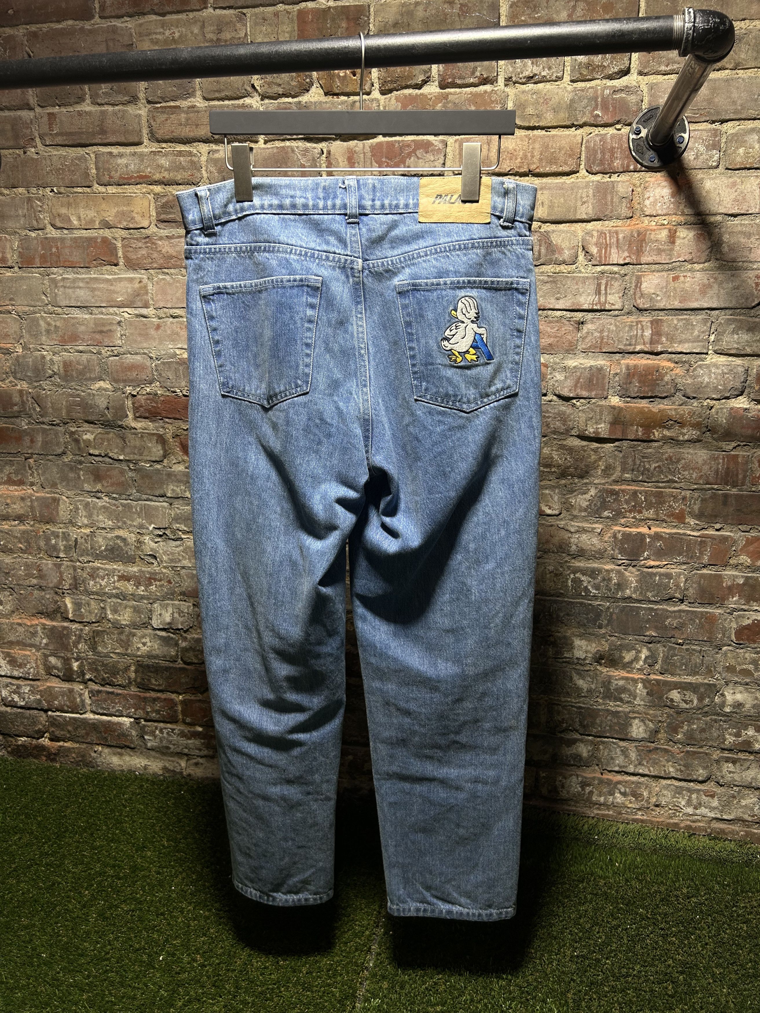 Palace Palace Quack Double Knee Baggy Denim Size US 30 / EU 46 - 3 Thumbnail