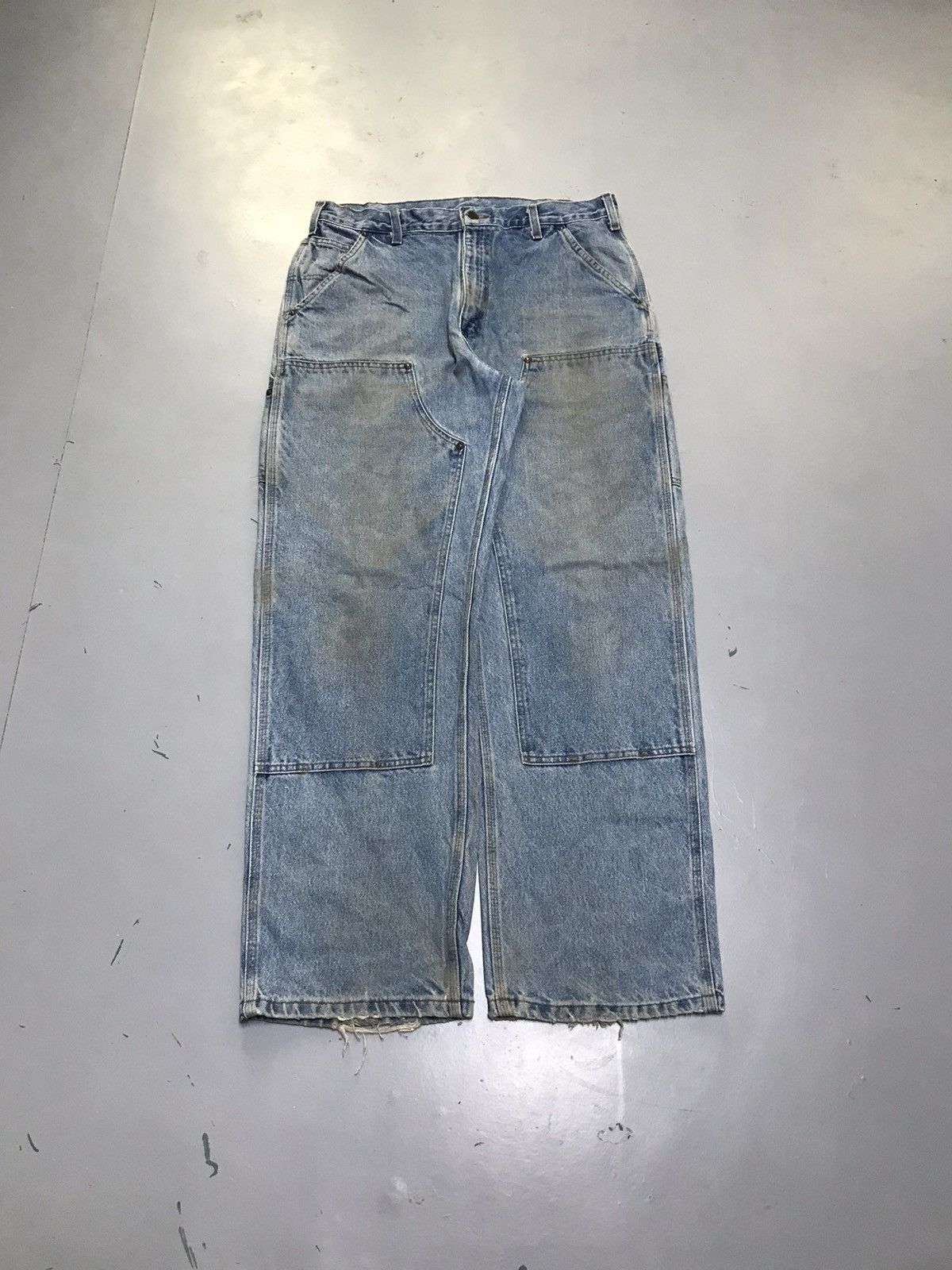 Vintage Carhartt B73 DST dusty double knee workwear