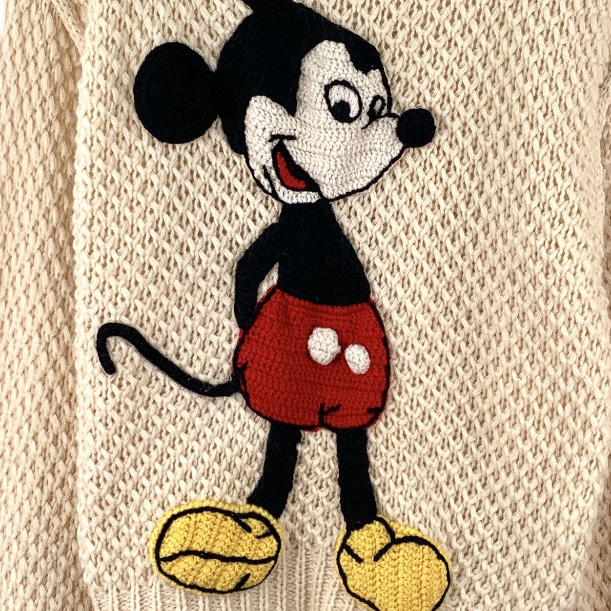 Gucci Gucci x Disney Mickey Mouse Long Sleeve Knit Sweater K26WX Size S / US 4 / IT 40 - 4 Thumbnail