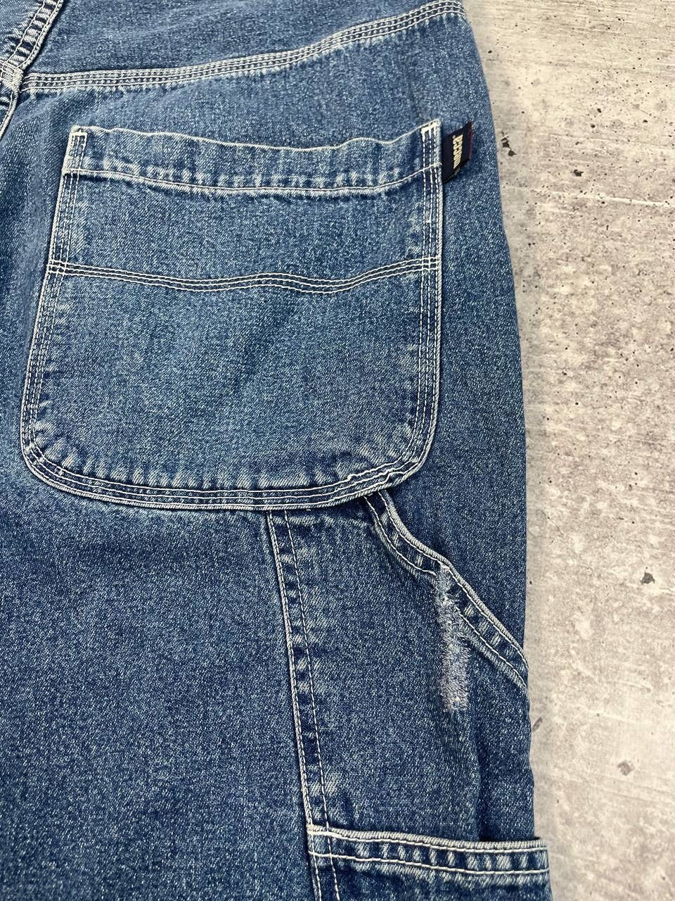 Mecca Vintage Mecca USA Baggy Carpenter Denim Shorts Y2K Size US 36 / EU 52 - 4 Thumbnail