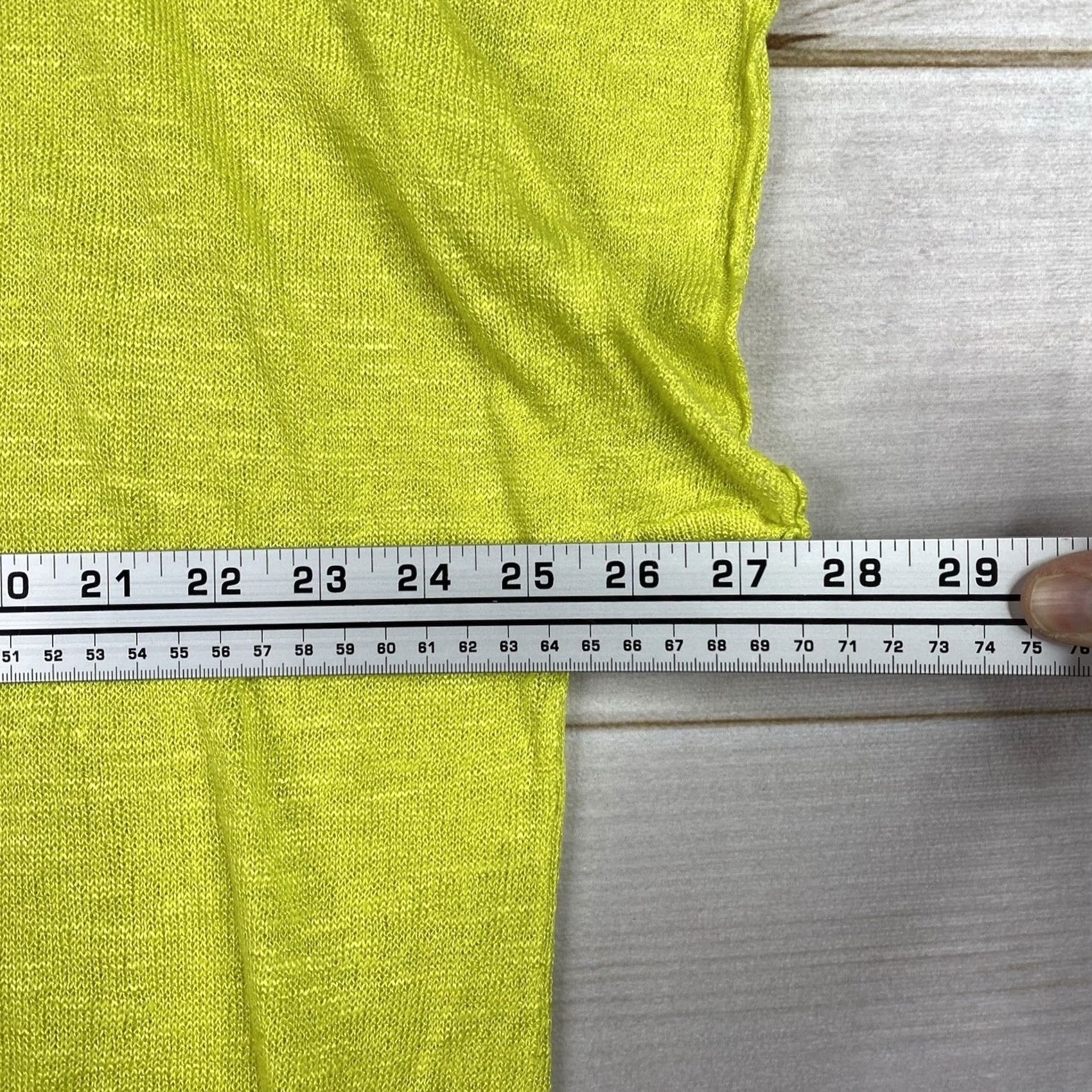 Soft Surroundings Soft Surroundings Blouse Shirt Womens 2X Yellow Linen Blend Dolman Sleeve V-Neck Pullover NWT Solid Basic Casual Party/Cocktail Travel Womens Size XXL / US 16-18 / IT 52-54 - 7 Thumbnail