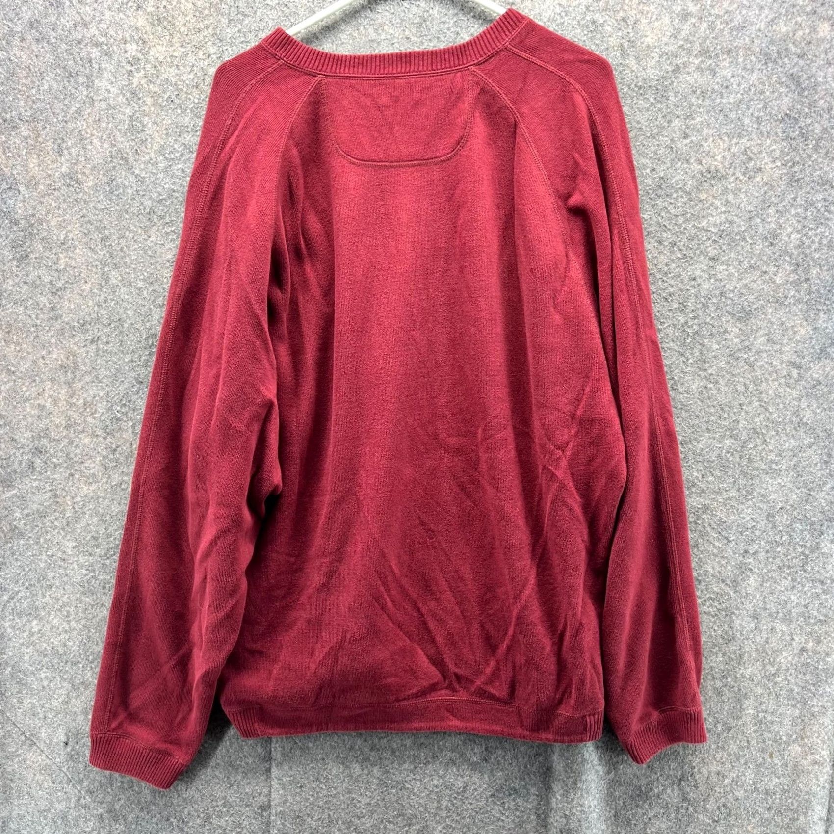 Tommy Bahama VINTAGE Tommy Bahama Sweater Shirt Mens XL Pullover V-Neck Reversible Fleece Red Size US XL / EU 56 / 4 - 5 Thumbnail