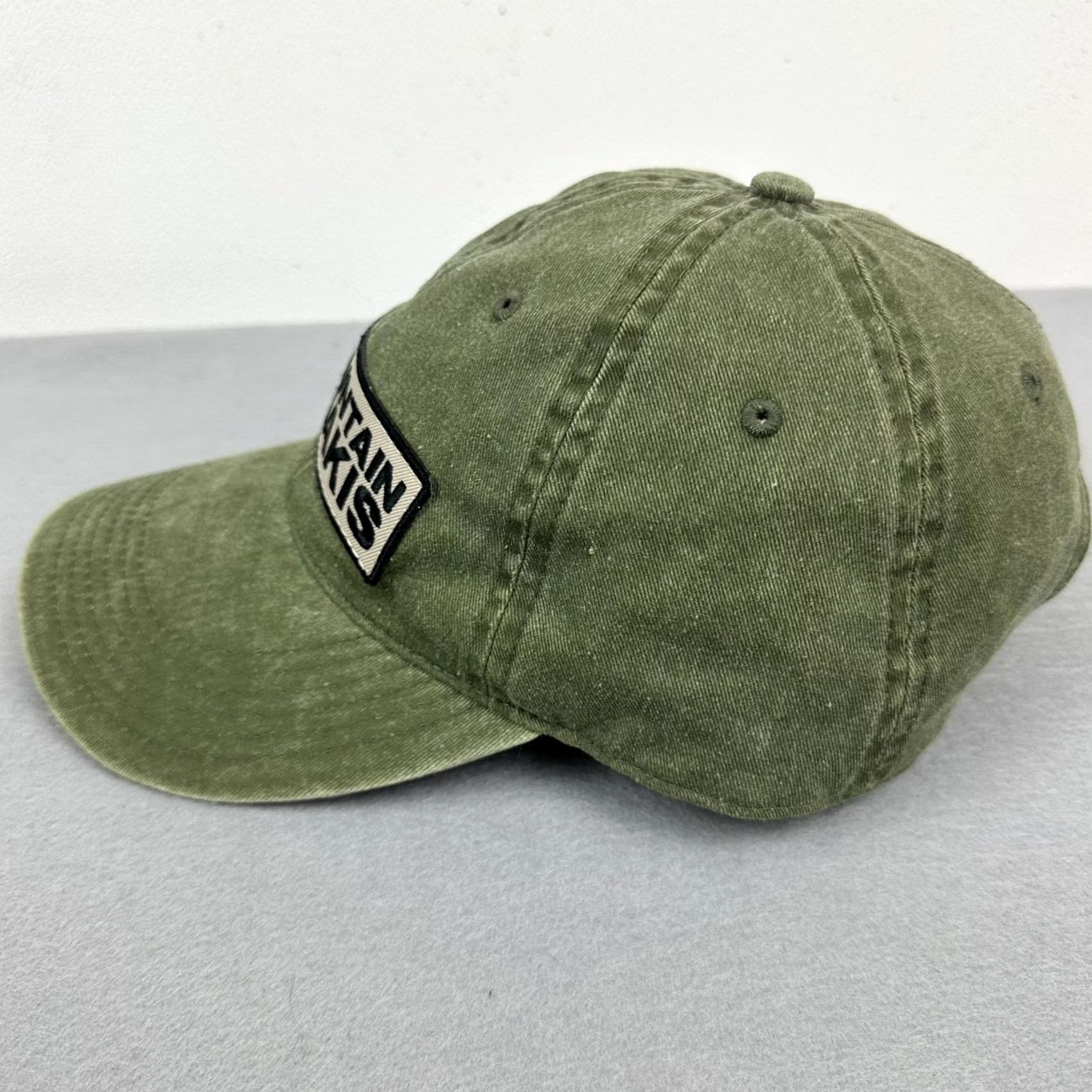 Vintage Mountain Khakis Hat Cap Strap Back Men Green Richardson Logo Patch Outdoor Size ONE SIZE - 3 Thumbnail