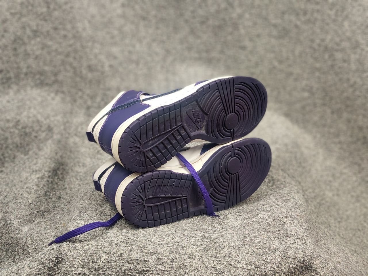 Nike Nike Dunk High Electro Purple Leather Shoes Sneaker Vintage Size US 8 / IT 38 - 16 Thumbnail