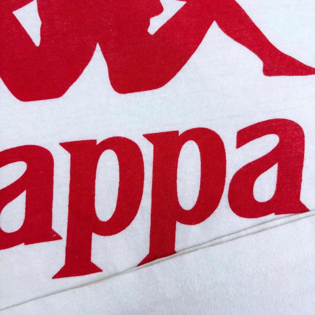 Kappa Kappa 1980 80s Vintage Single Stitch Logo Rare White T-Shirt Size US S / EU 44-46 / 1 - 3 Thumbnail