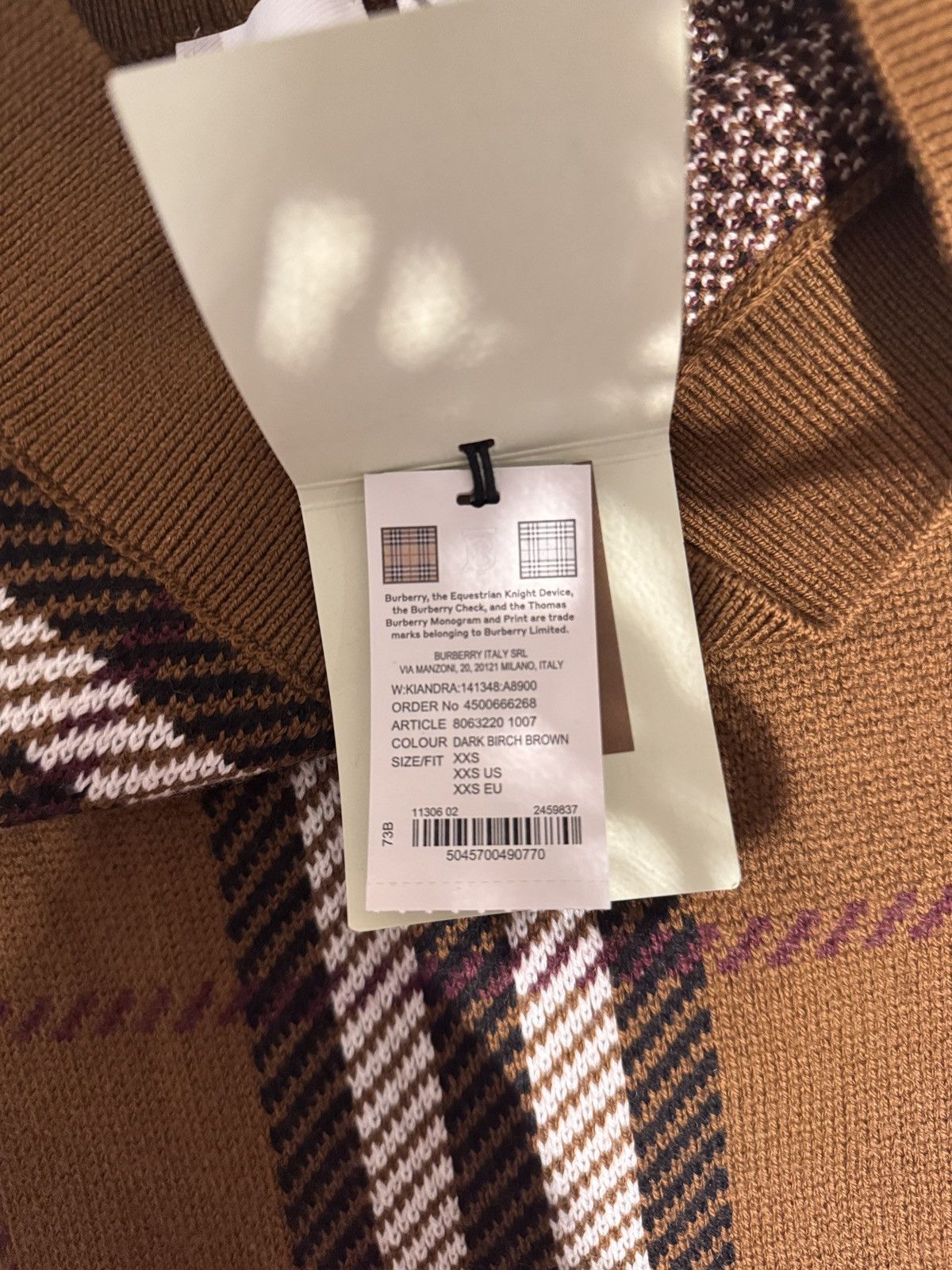 Burberry × Burberry Prorsum Burberry Exaggerated Check jacquard mini skirt Size 25" / US 0 / IT 36 - 11 Thumbnail