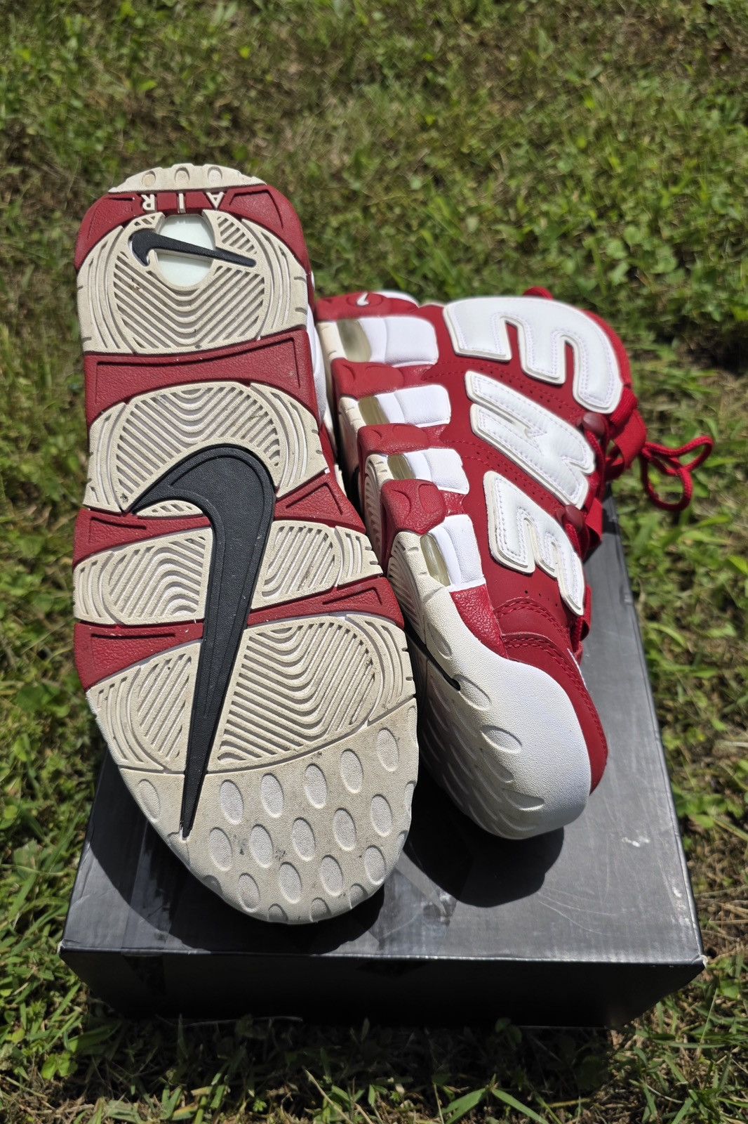 Nike × Supreme ✅Supreme Uptempo Varsity Red 8M Size US 8 / EU 41 - 8 Thumbnail