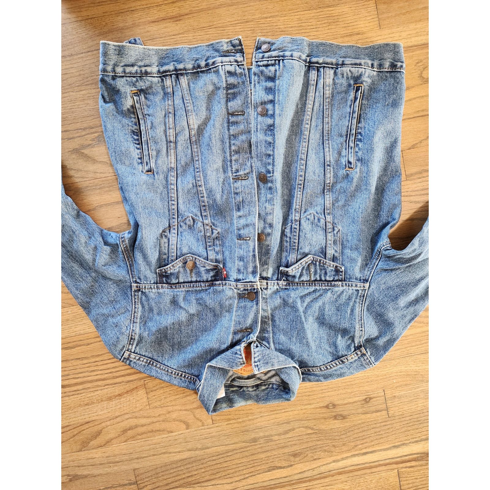 Levi's Levi's Men's Relaxed Fit Trucker Jacket Size US M / EU 48-50 / 2 - 1 Thumbnail