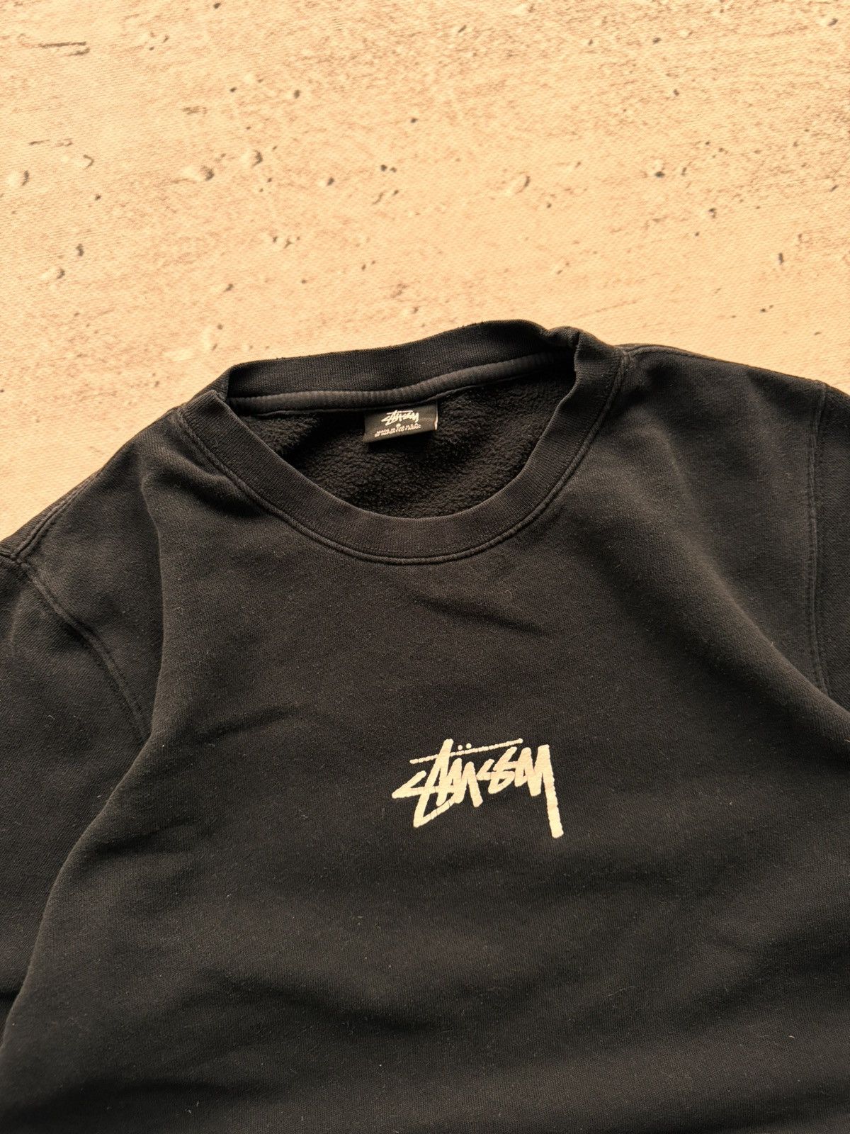 Stussy × Vintage STUSSY CENTER LOGO VINTAGE OVERSIZE SWEATSHIRT Size US S / EU 44-46 / 1 - 3 Thumbnail