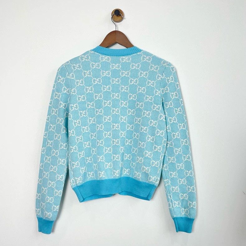 Gucci Gucci Logo pattern round neck single-breasted Long-sleeved Size US XS / EU 42 / 0 - 2 Thumbnail