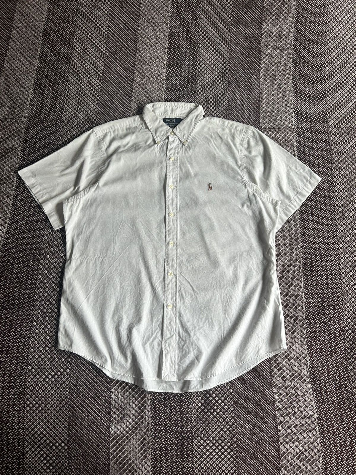 Vintage Polo Ralph Lauren Custom Fit Shirt Streetwear Style Size XL Size US XL / EU 56 / 4 - 1 Thumbnail